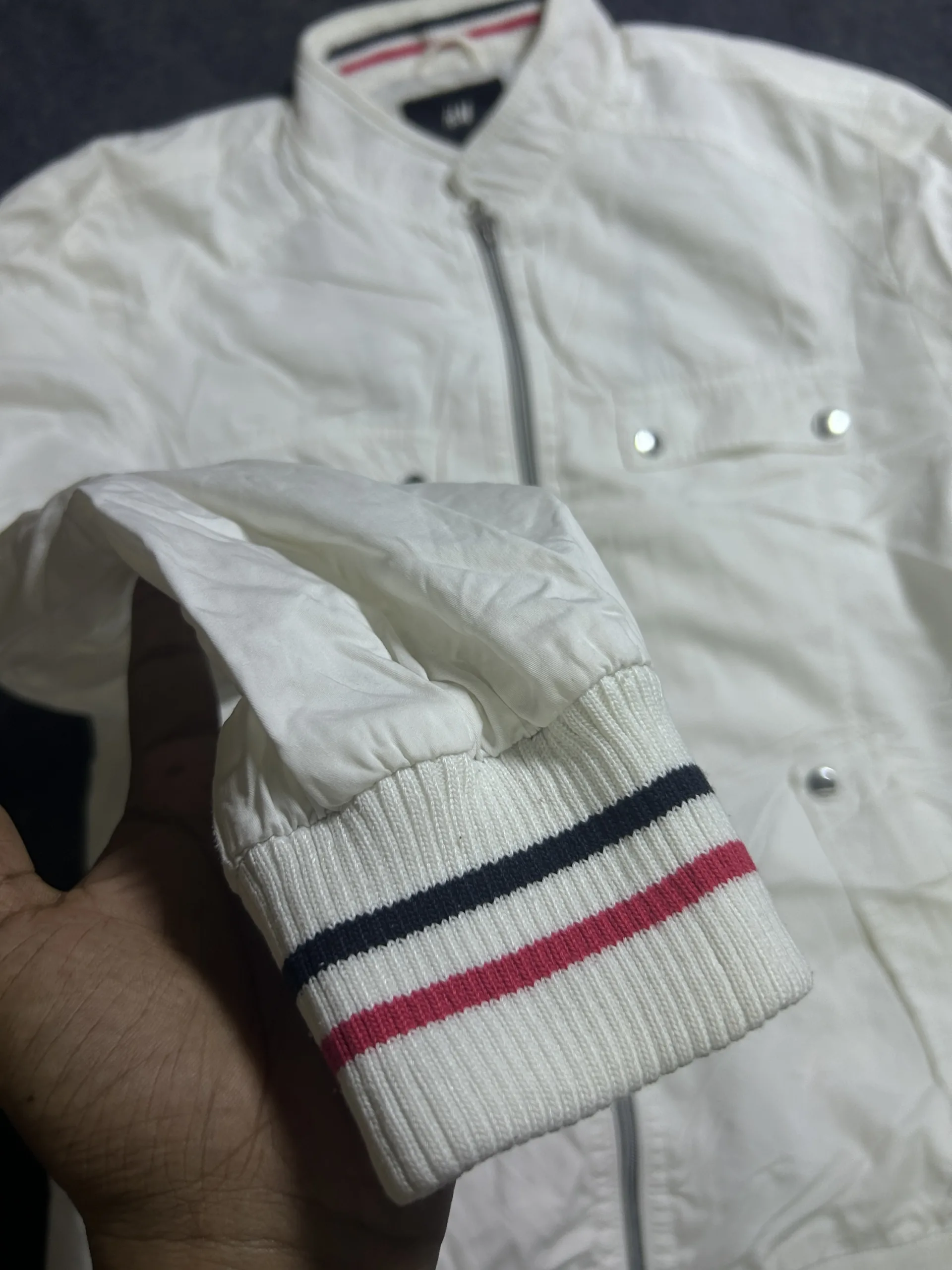 White Jacket back view