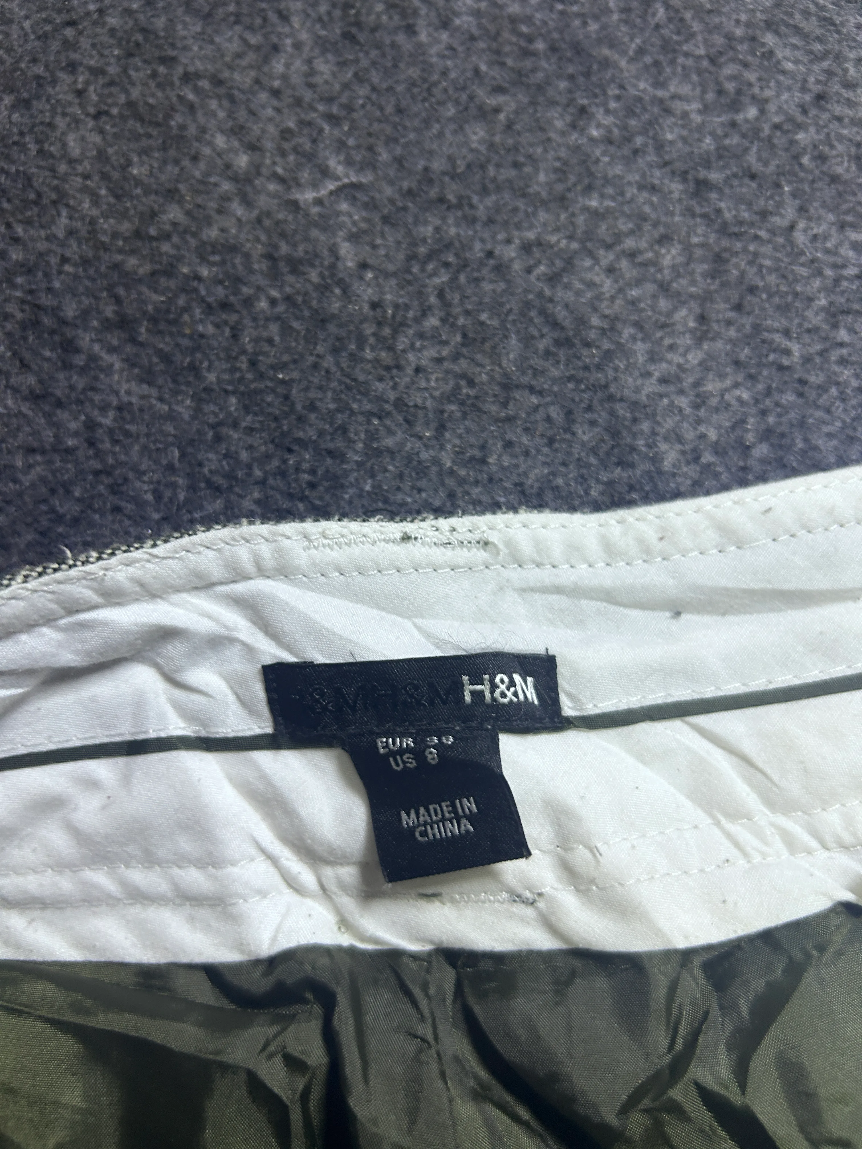 Grey Trousers detail view