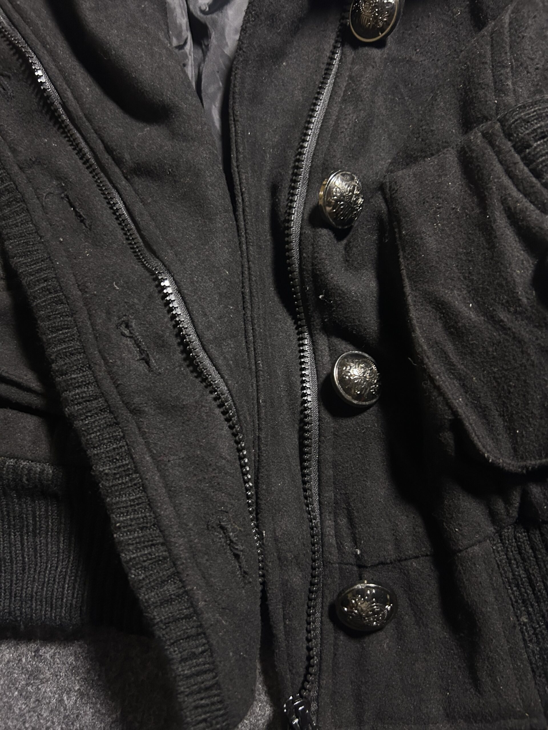 Black Jacket back view