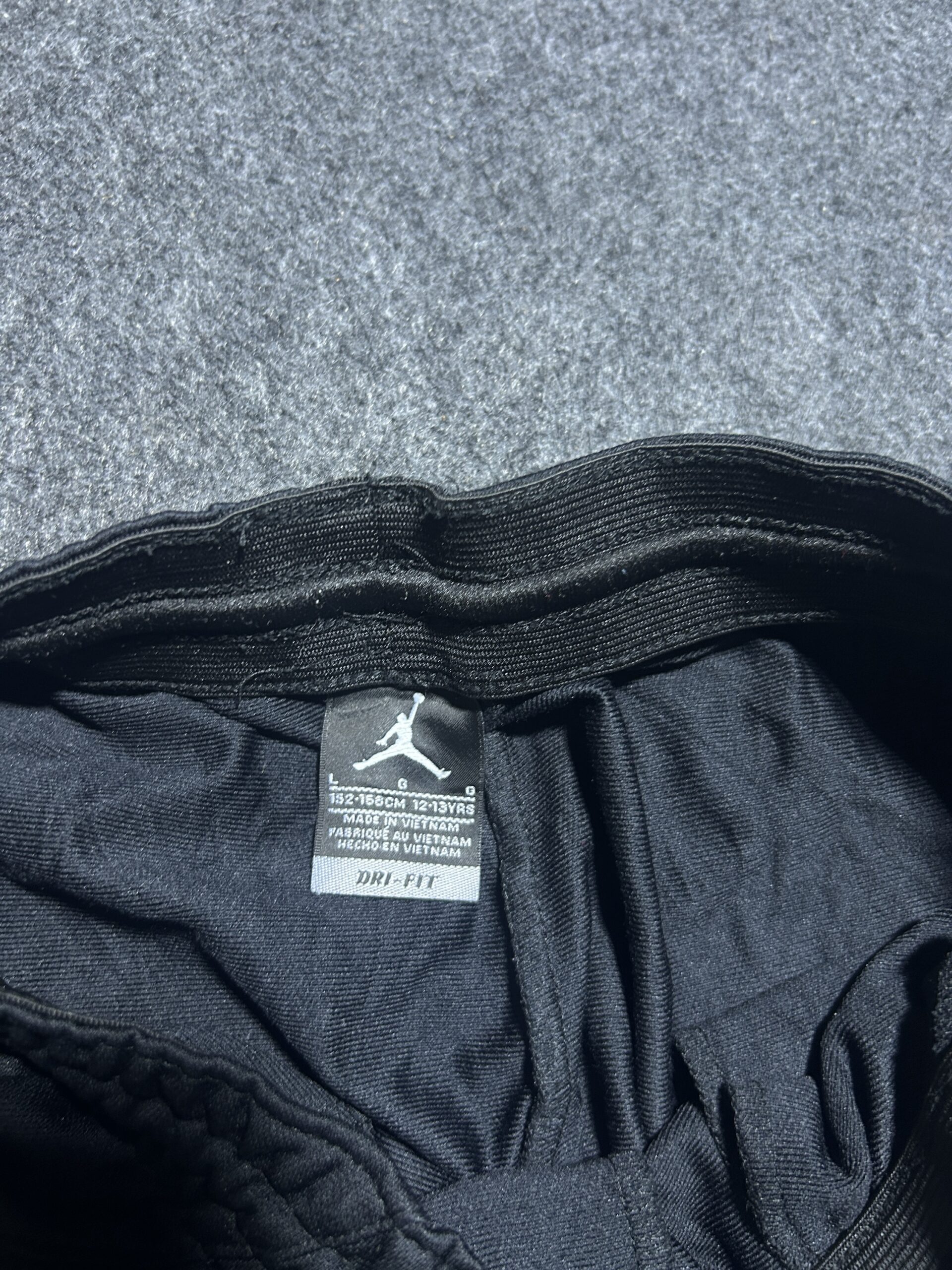 Dri-FIT Black Track Pants back view