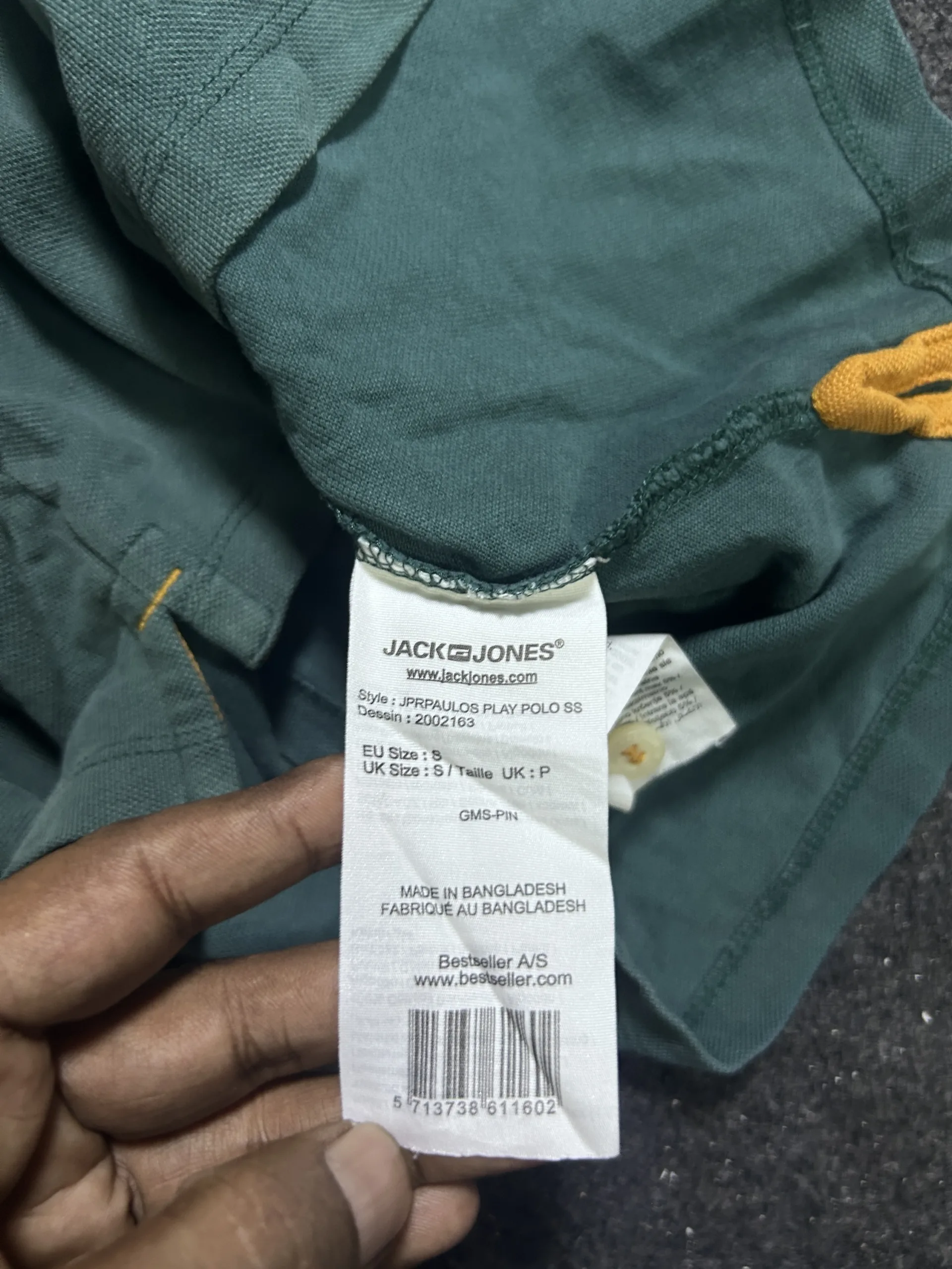 Jack & Jones Green T-Shirt back view