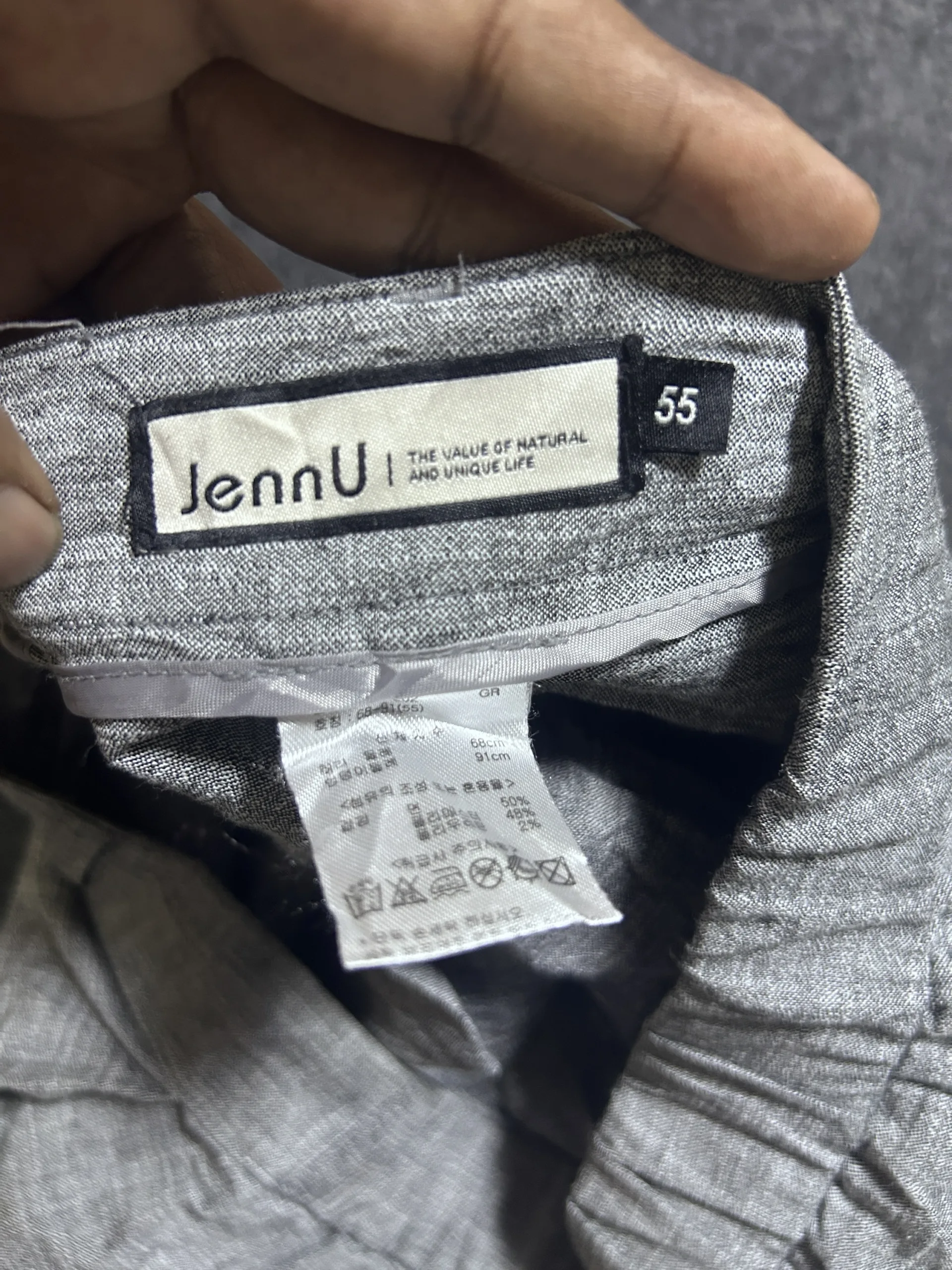 Grey Pants detail view