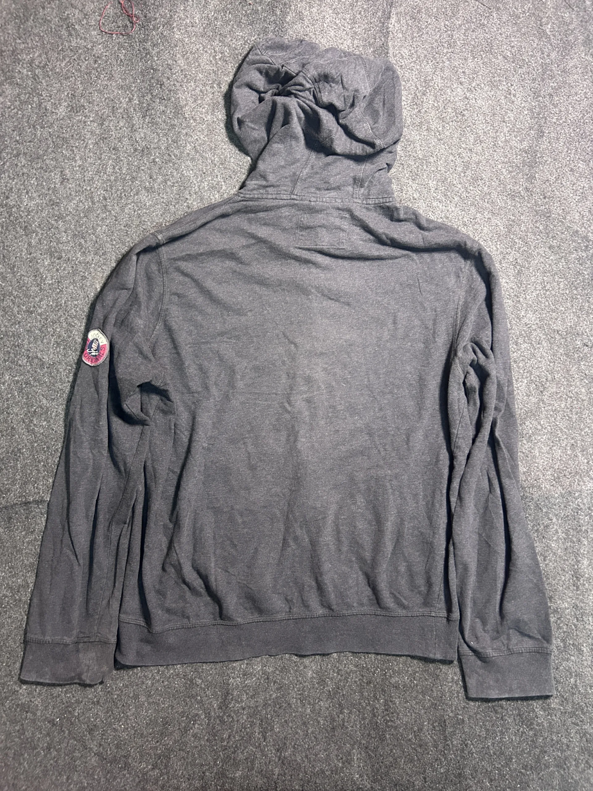Grey Hoodie detail view