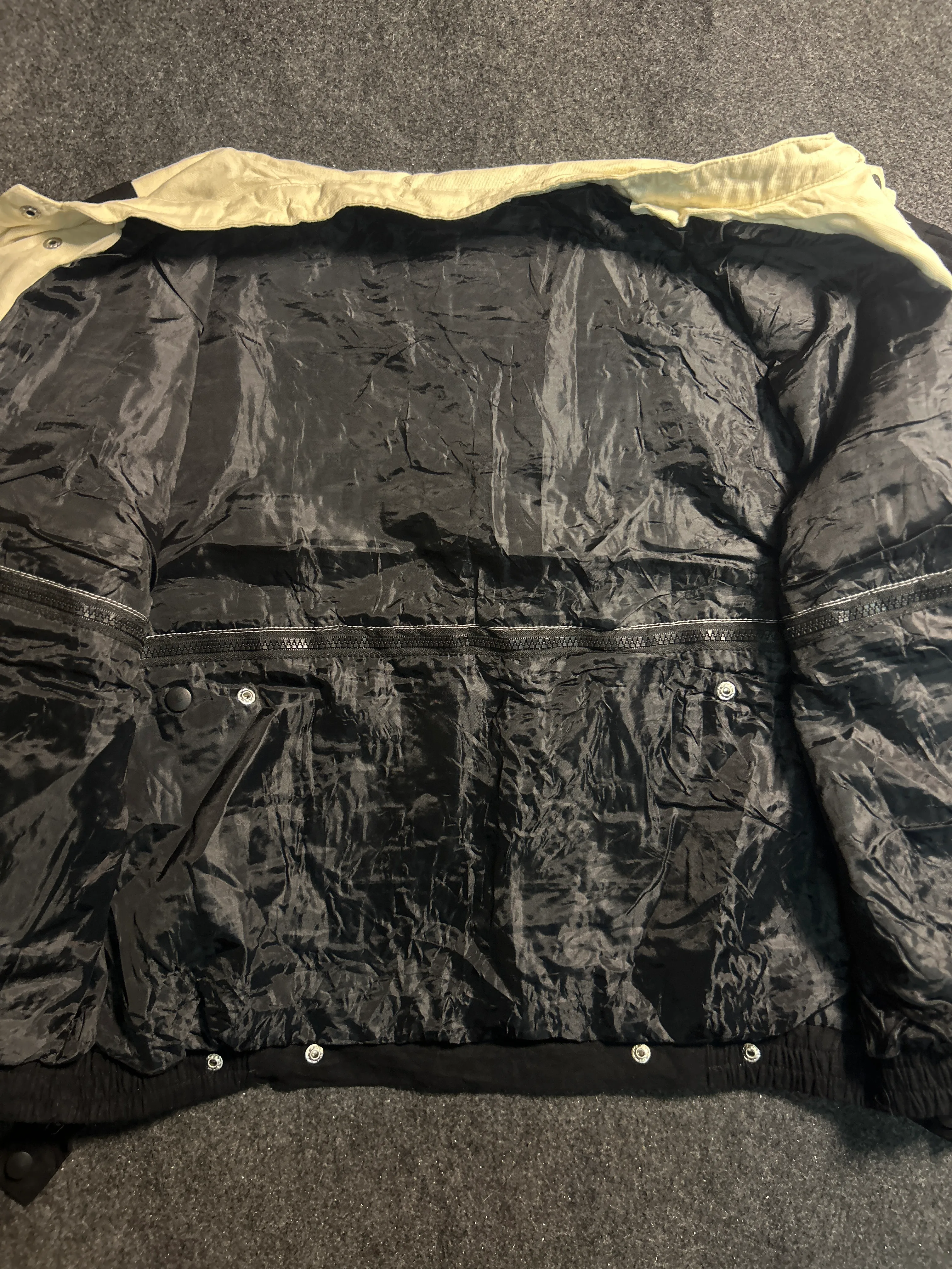 Black Cargo Pants back view