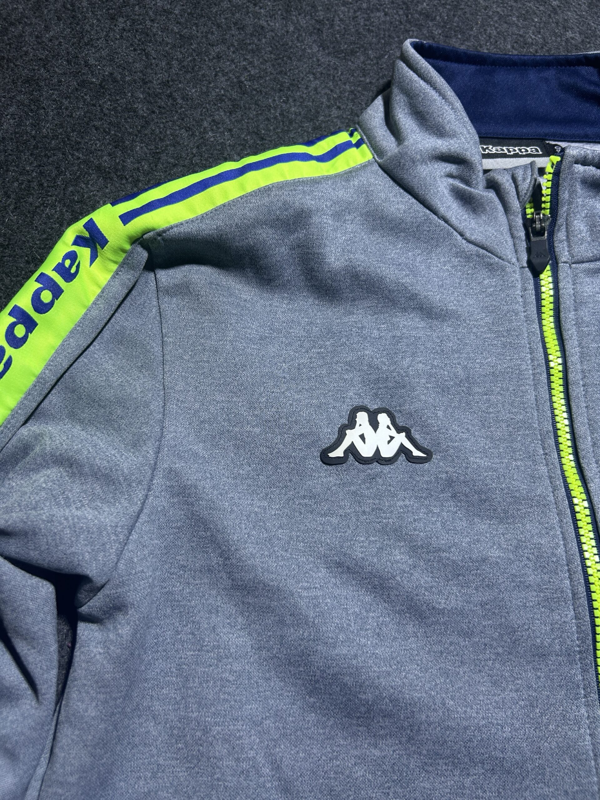 Kappa Grey Jacket detail view