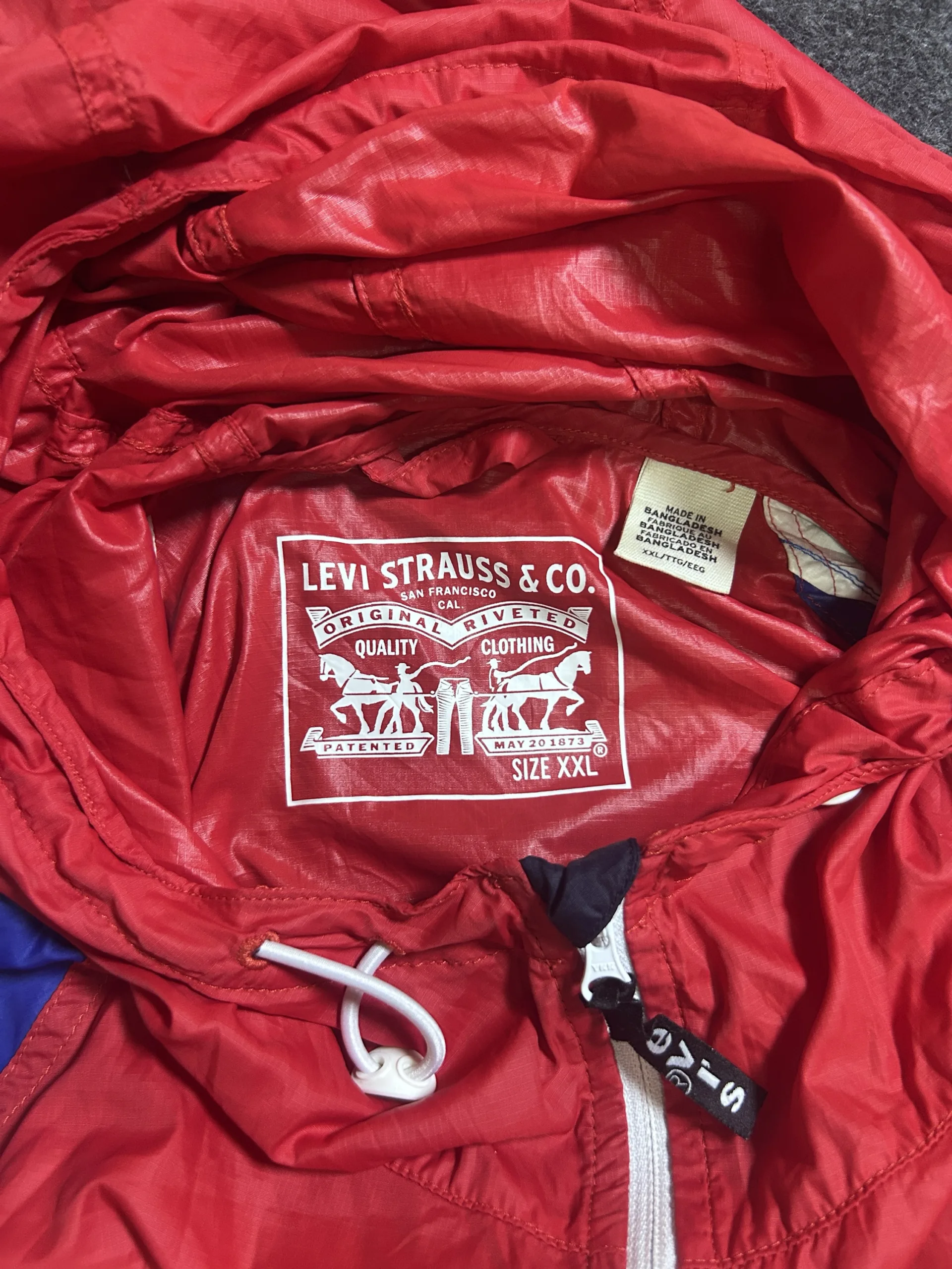 Levi's Windbreaker Jacket detail view