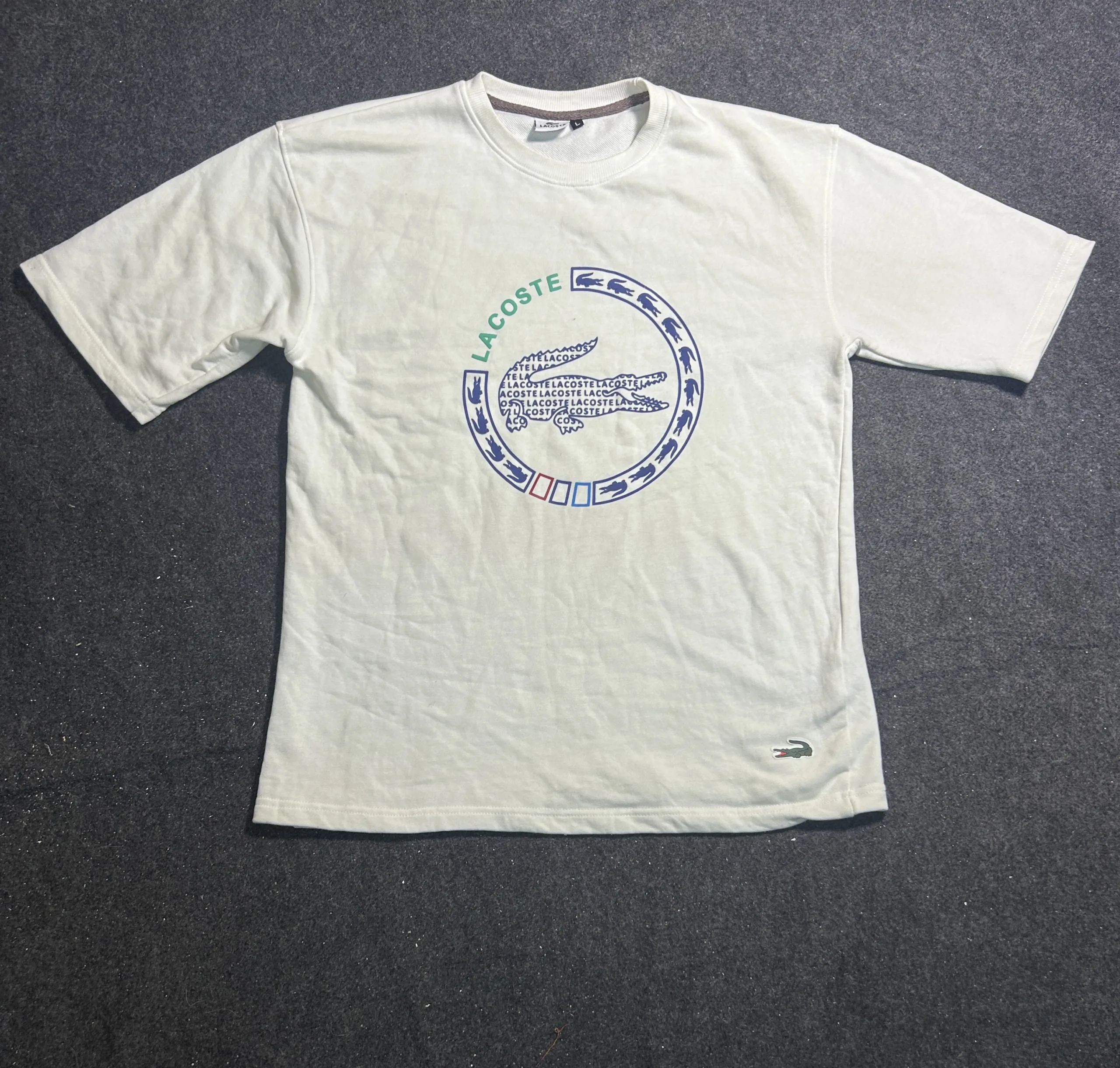 Lacoste White T-Shirt alternate view