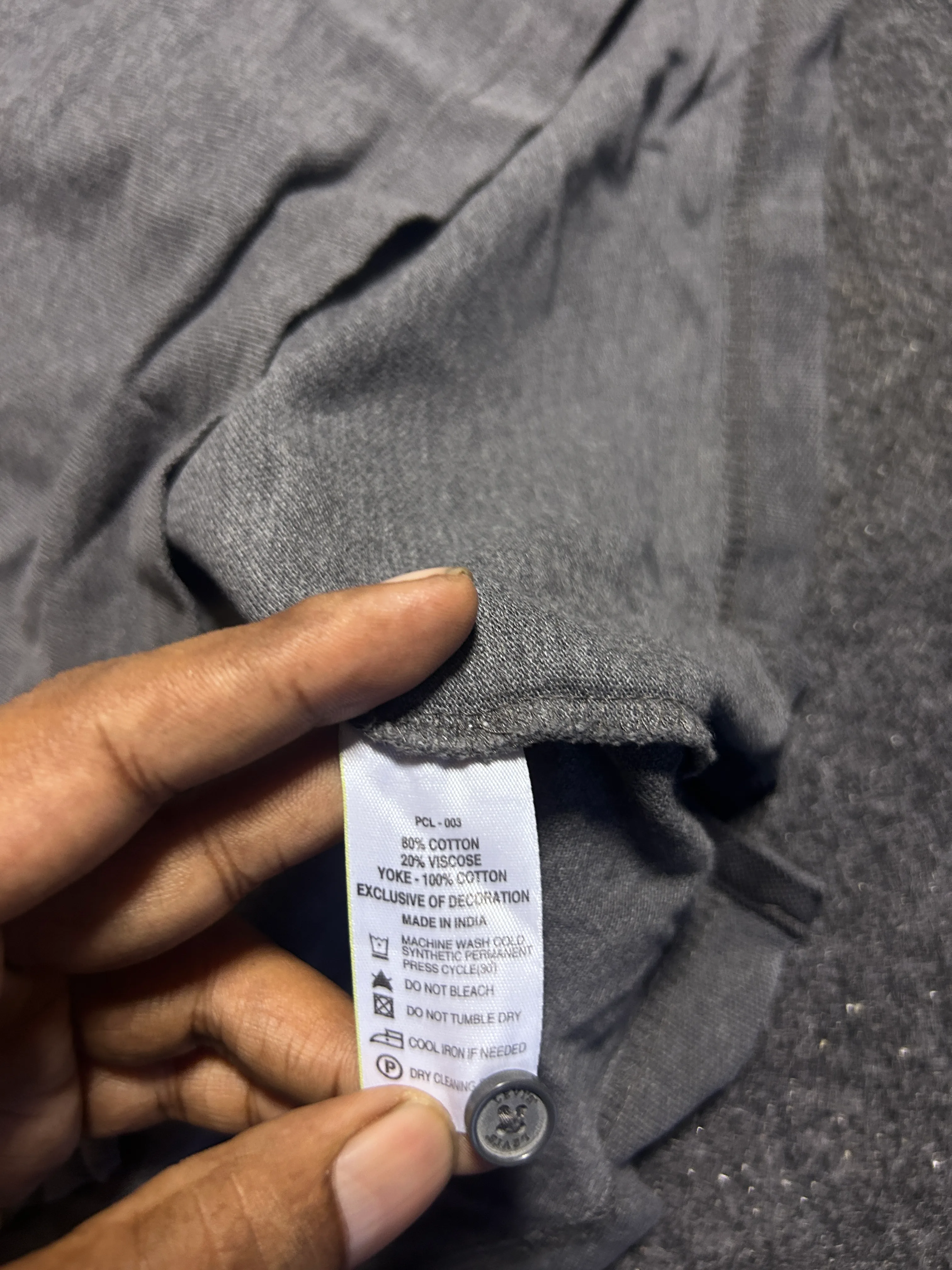 Levi's Grey Polo Shirt alternate view