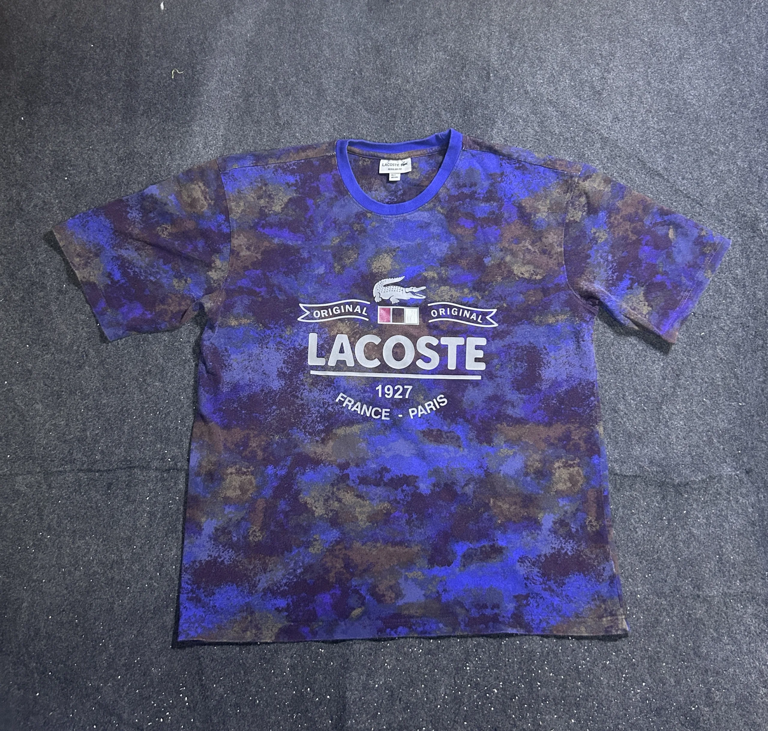 Lacoste Blue T-Shirt front view