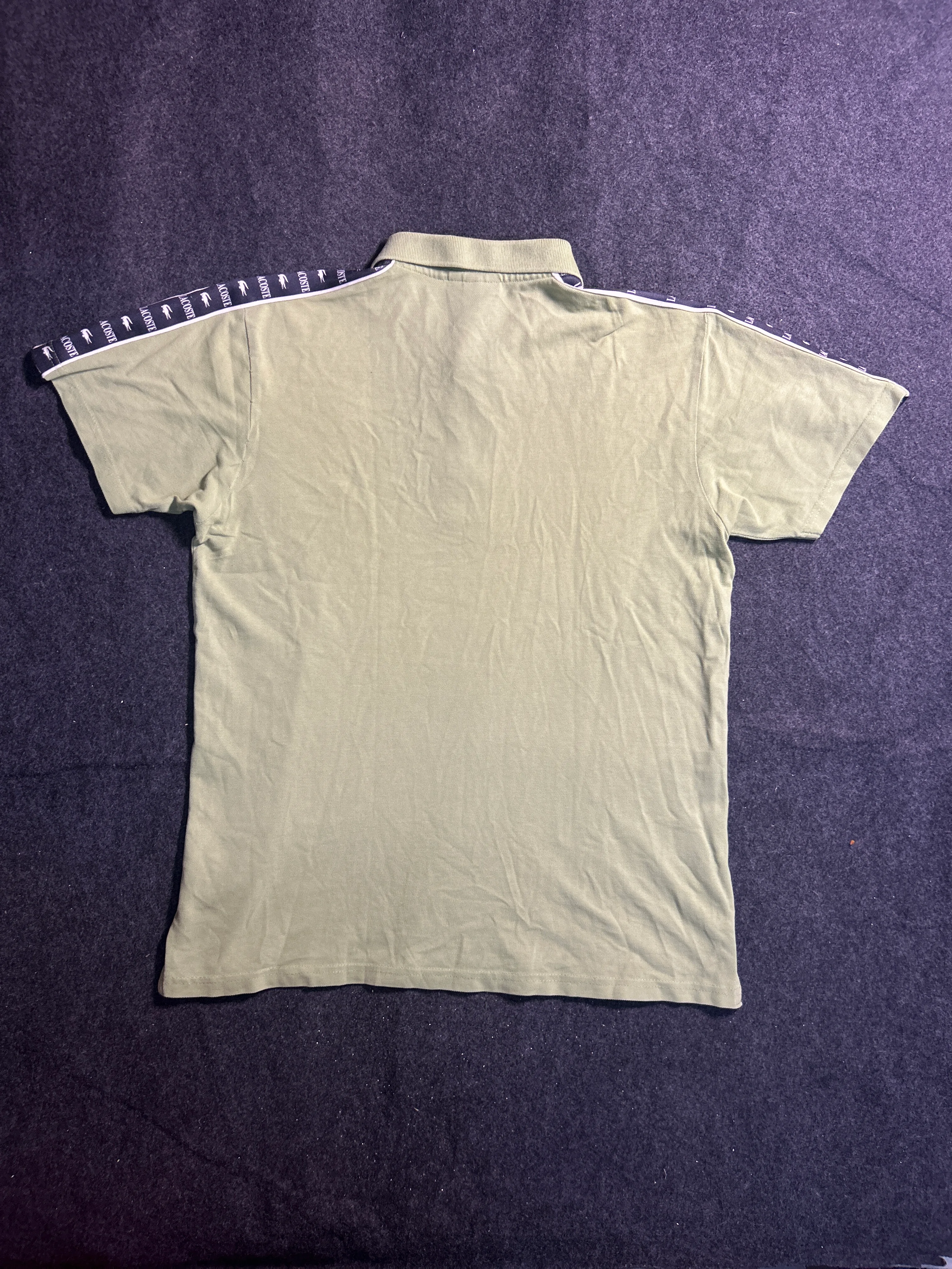 Lacoste Green Polo Shirt detail view