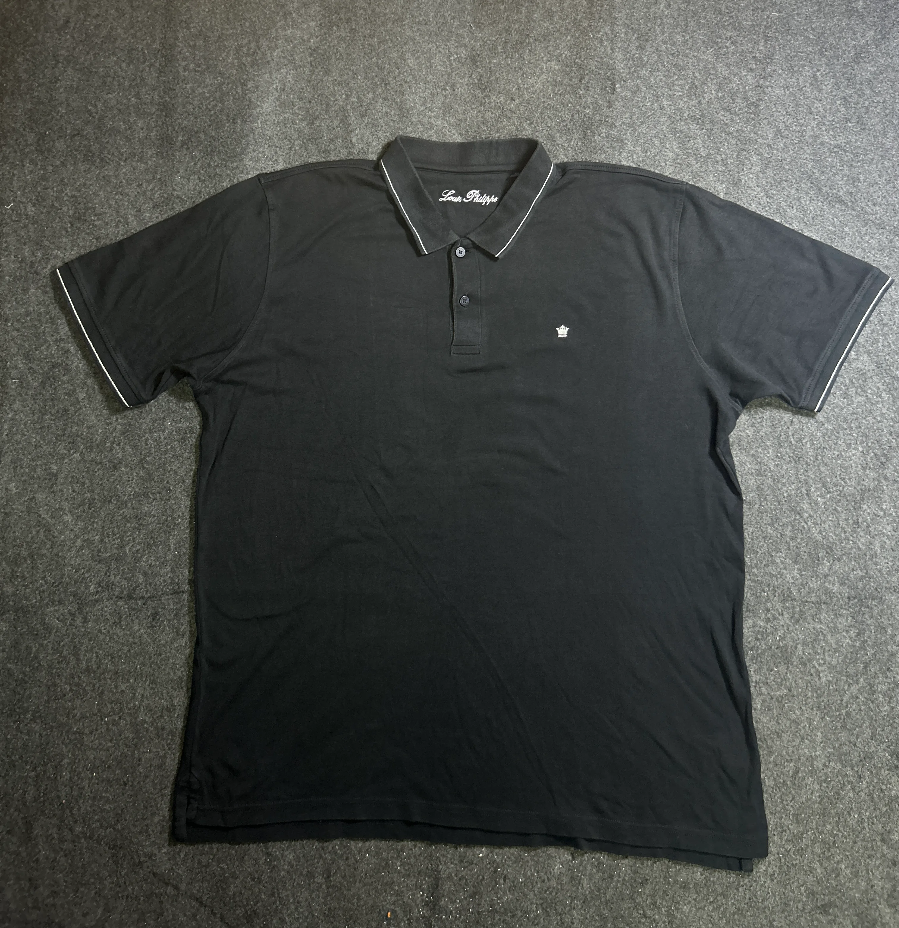 Black Polo Shirt front view