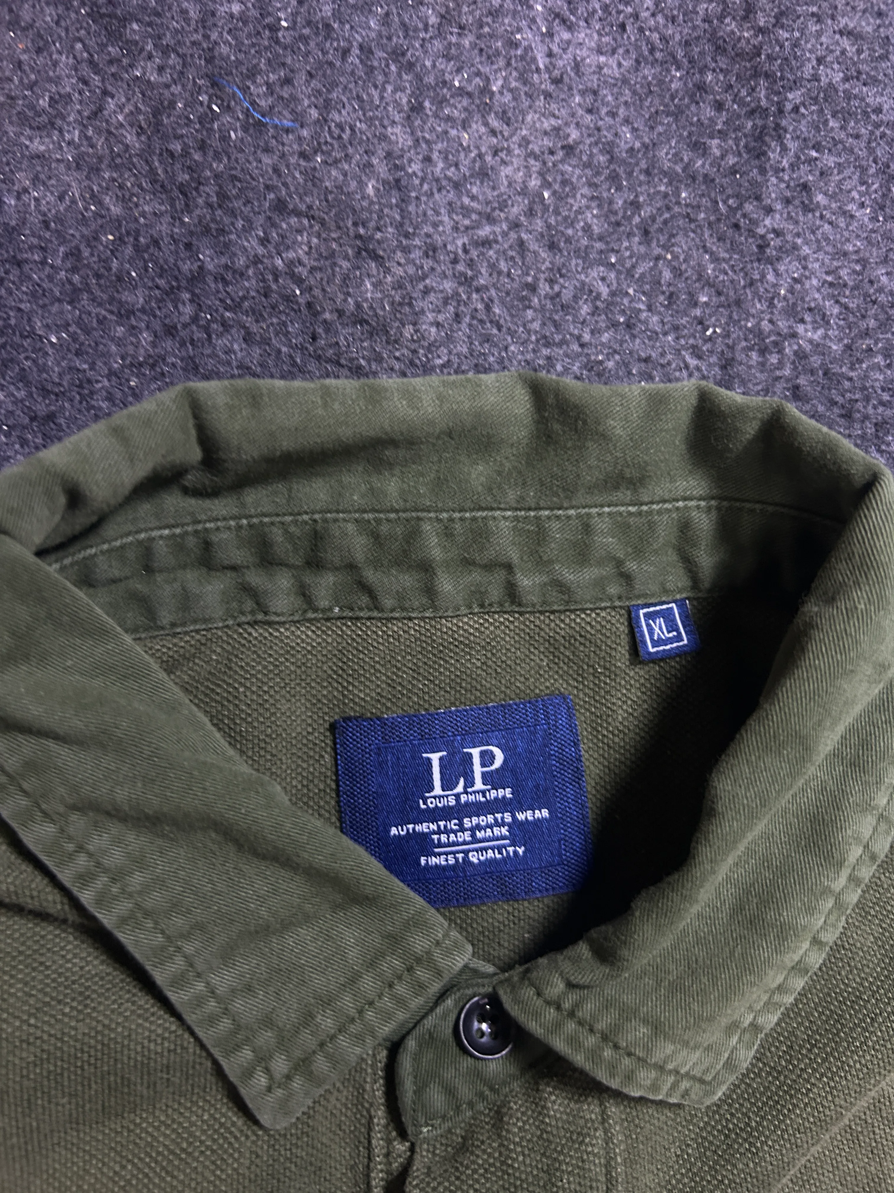 Green Polo Shirt detail view
