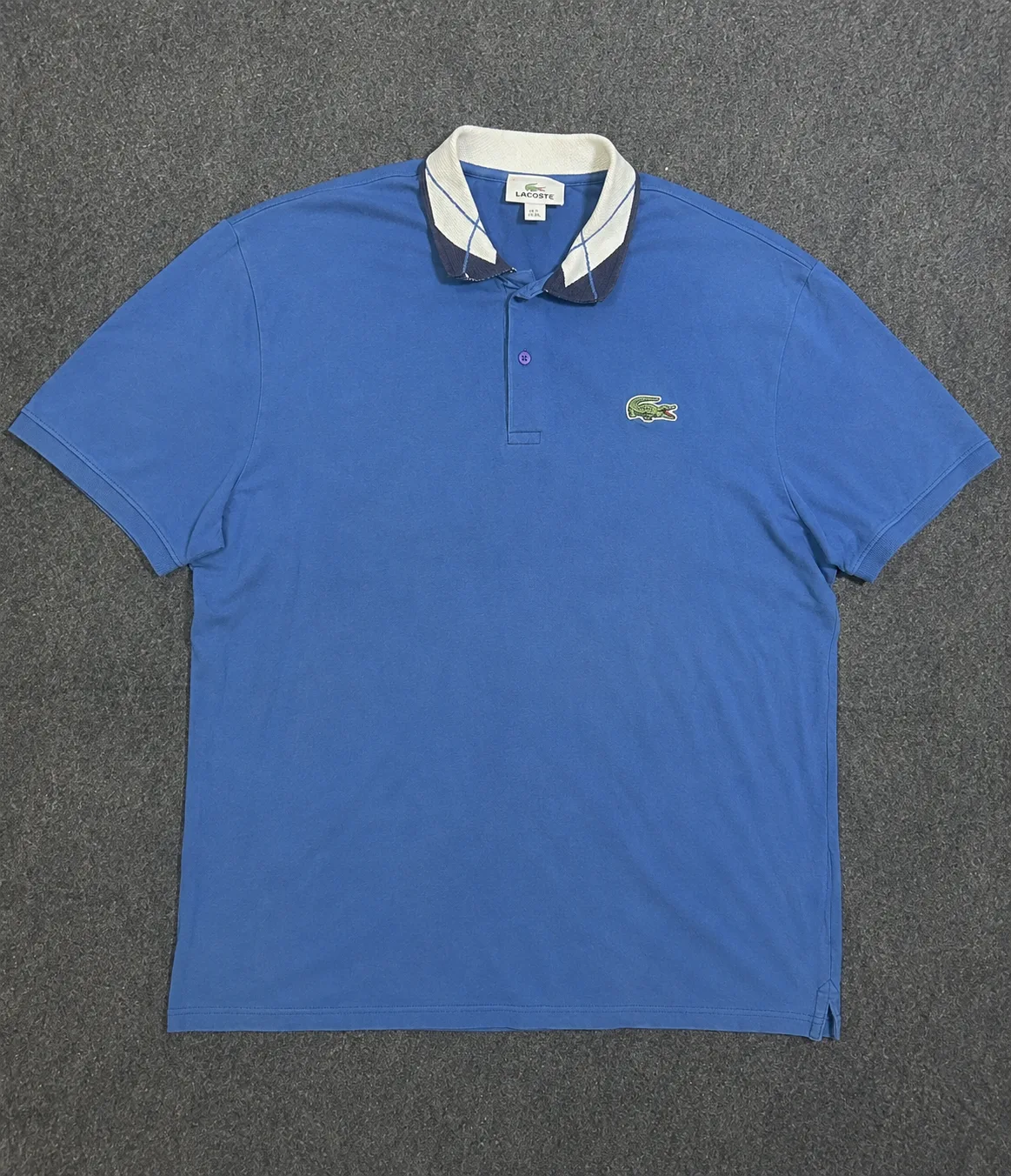 Lacoste Blue T-Shirt front view