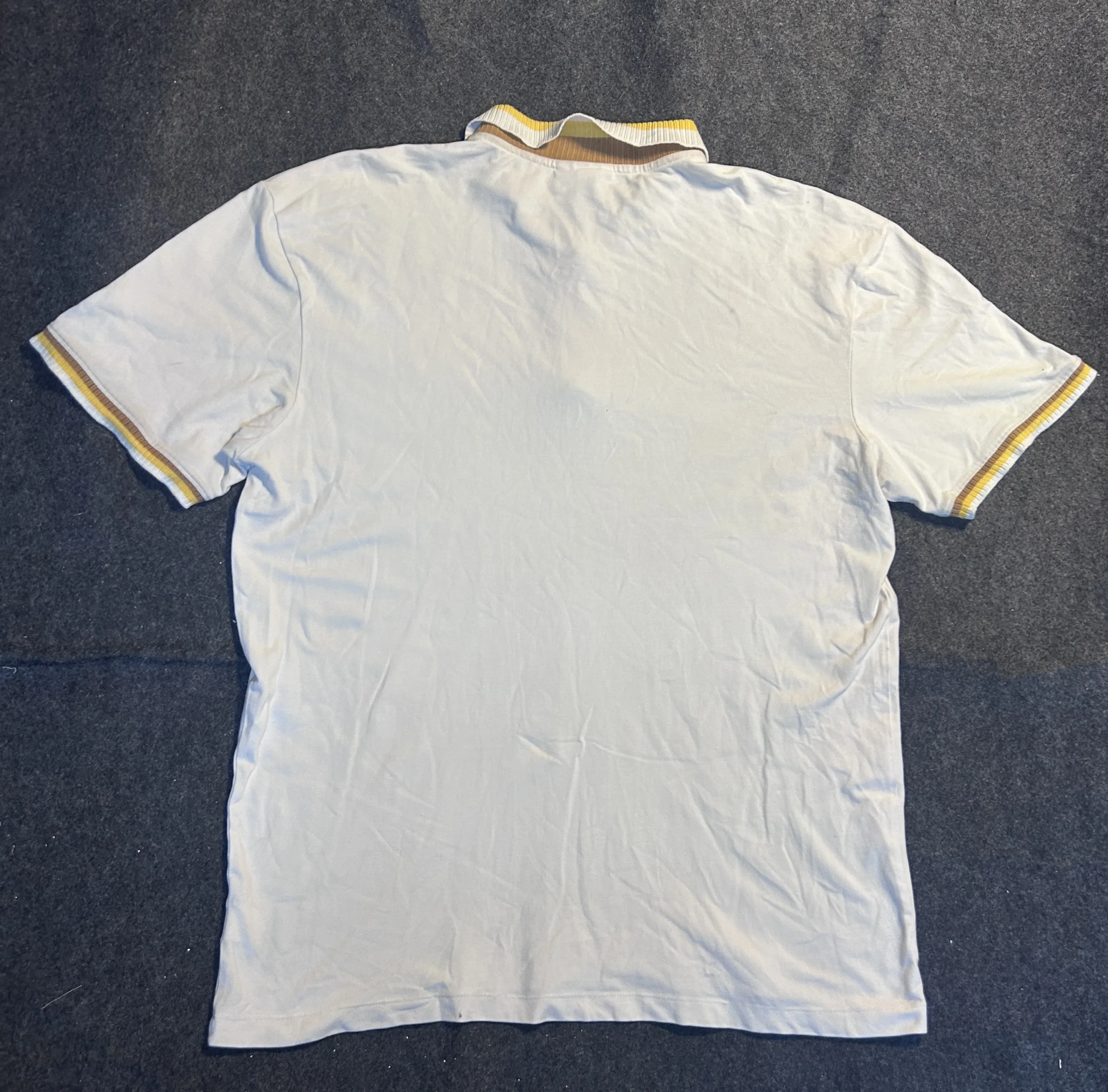 Lacoste White T-Shirt detail view