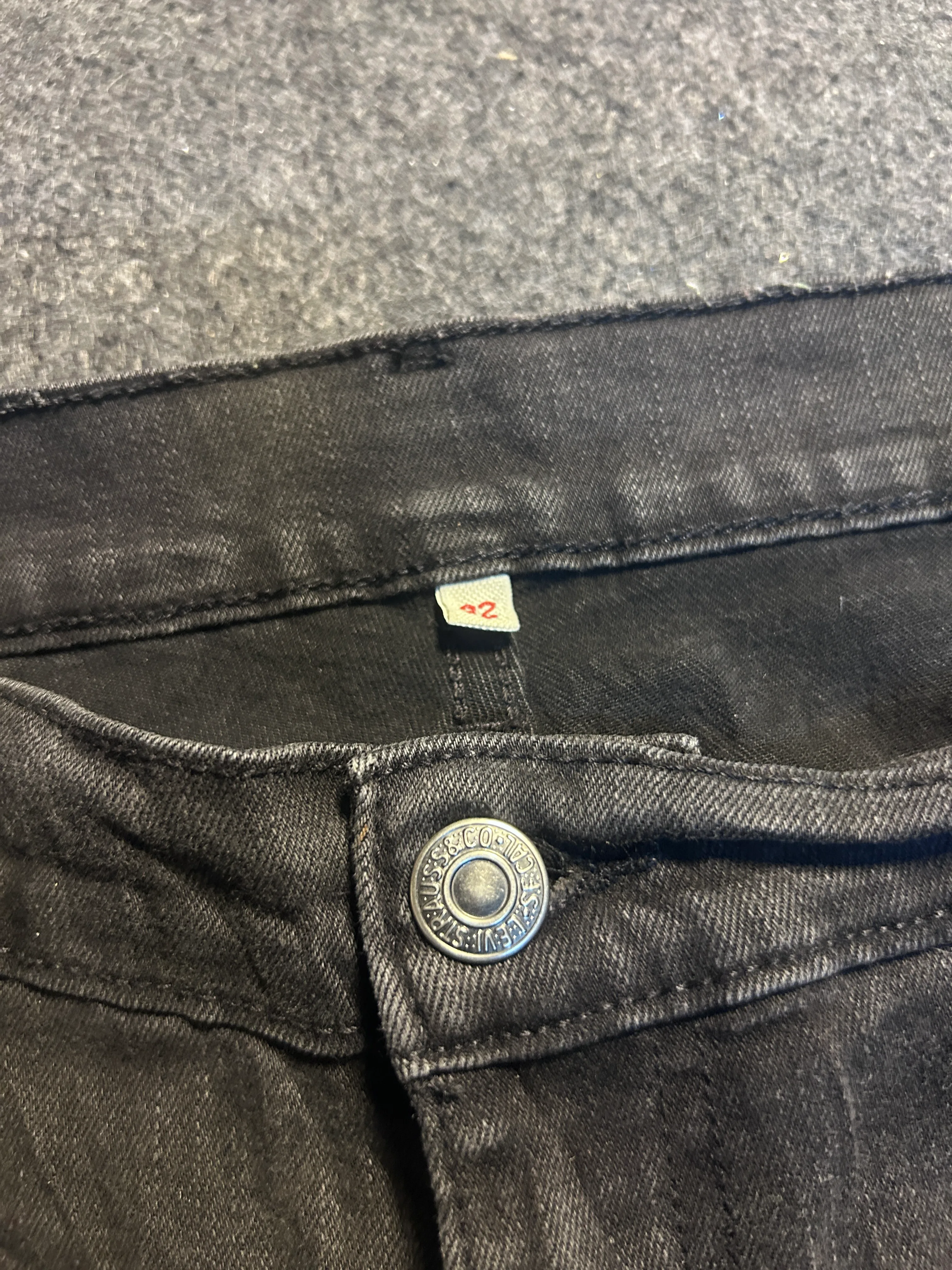Levi's Black Denim Jeans alternate view
