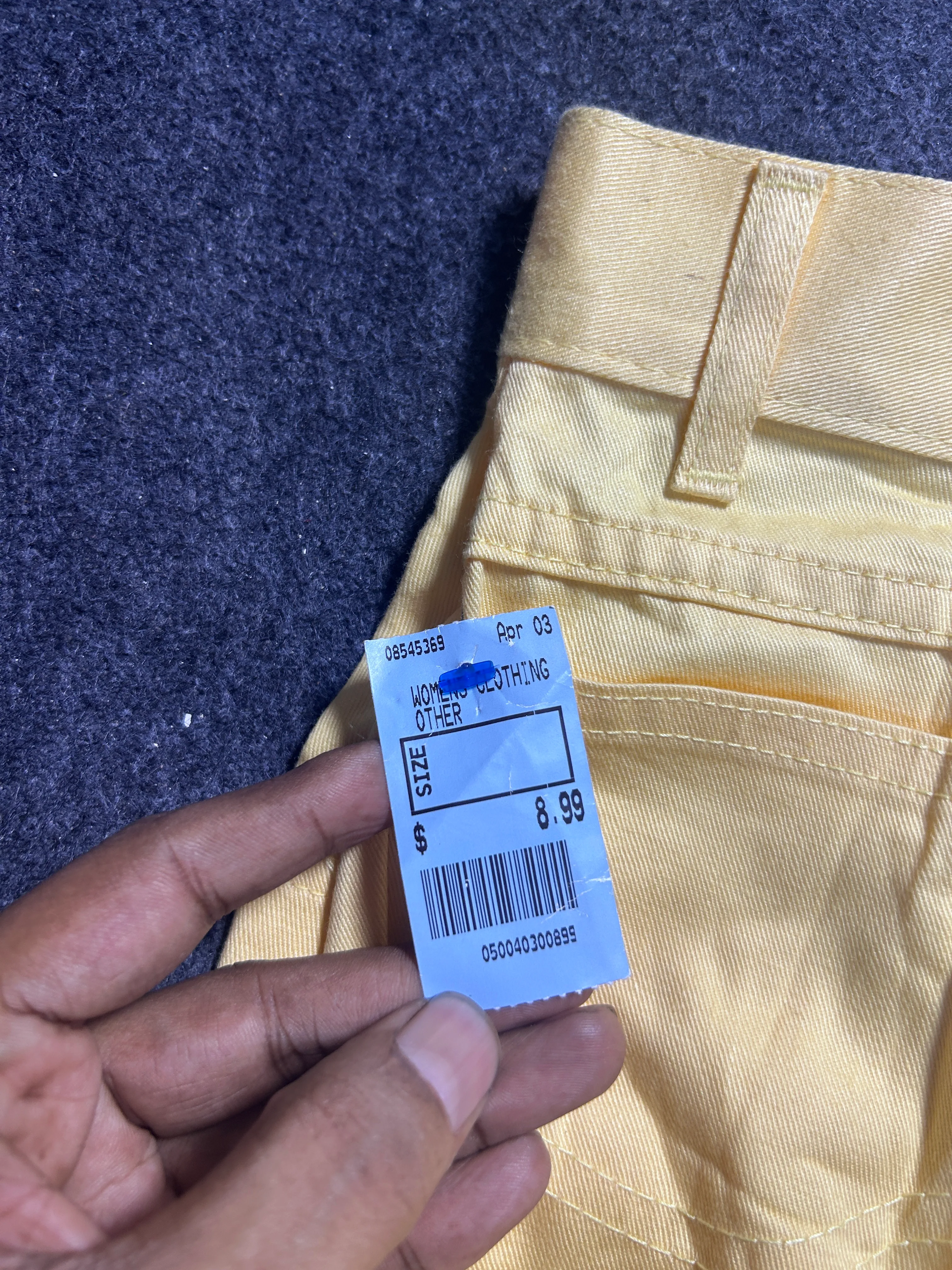 Beige Trousers detail view