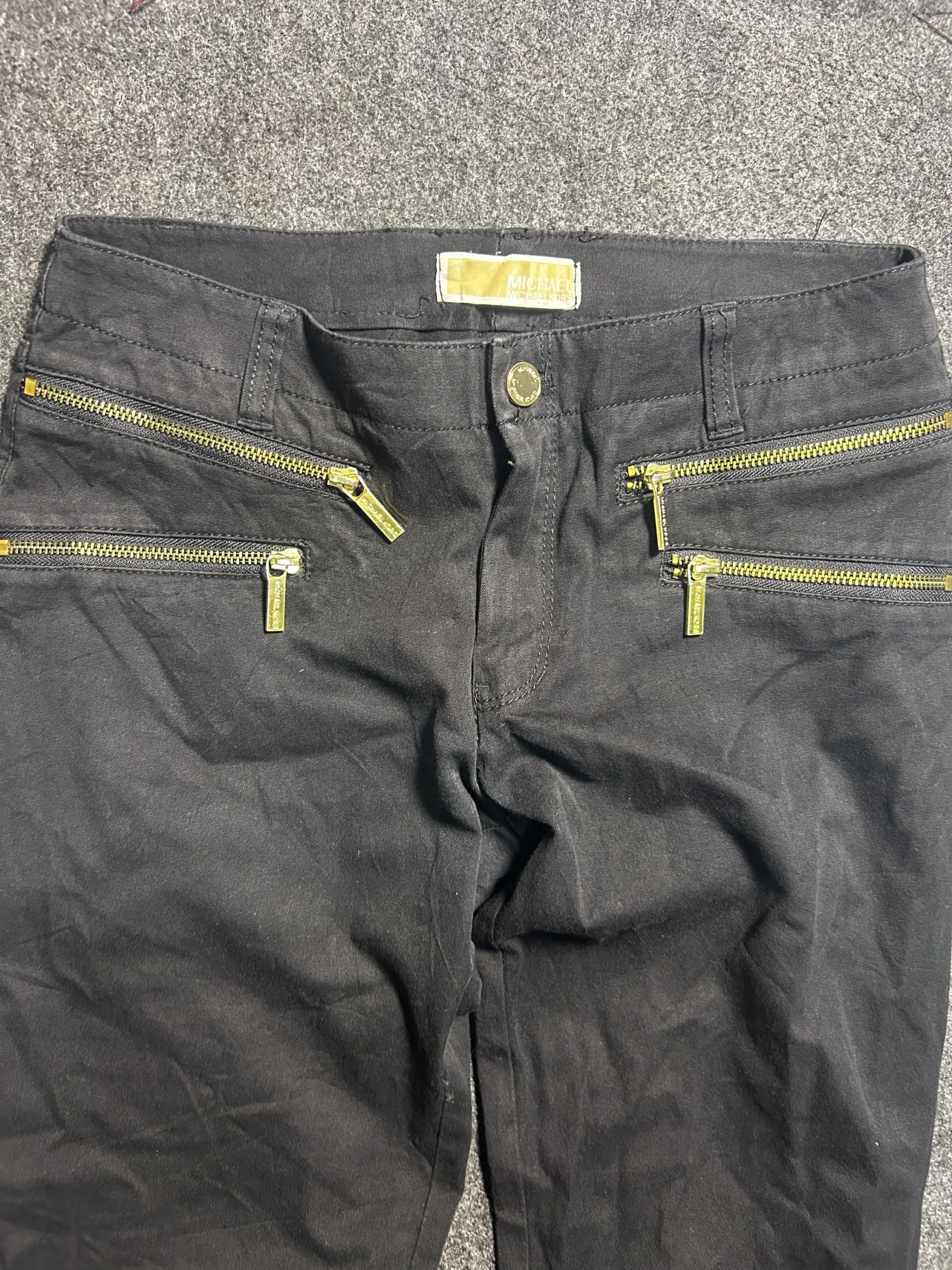 Black Pants back view