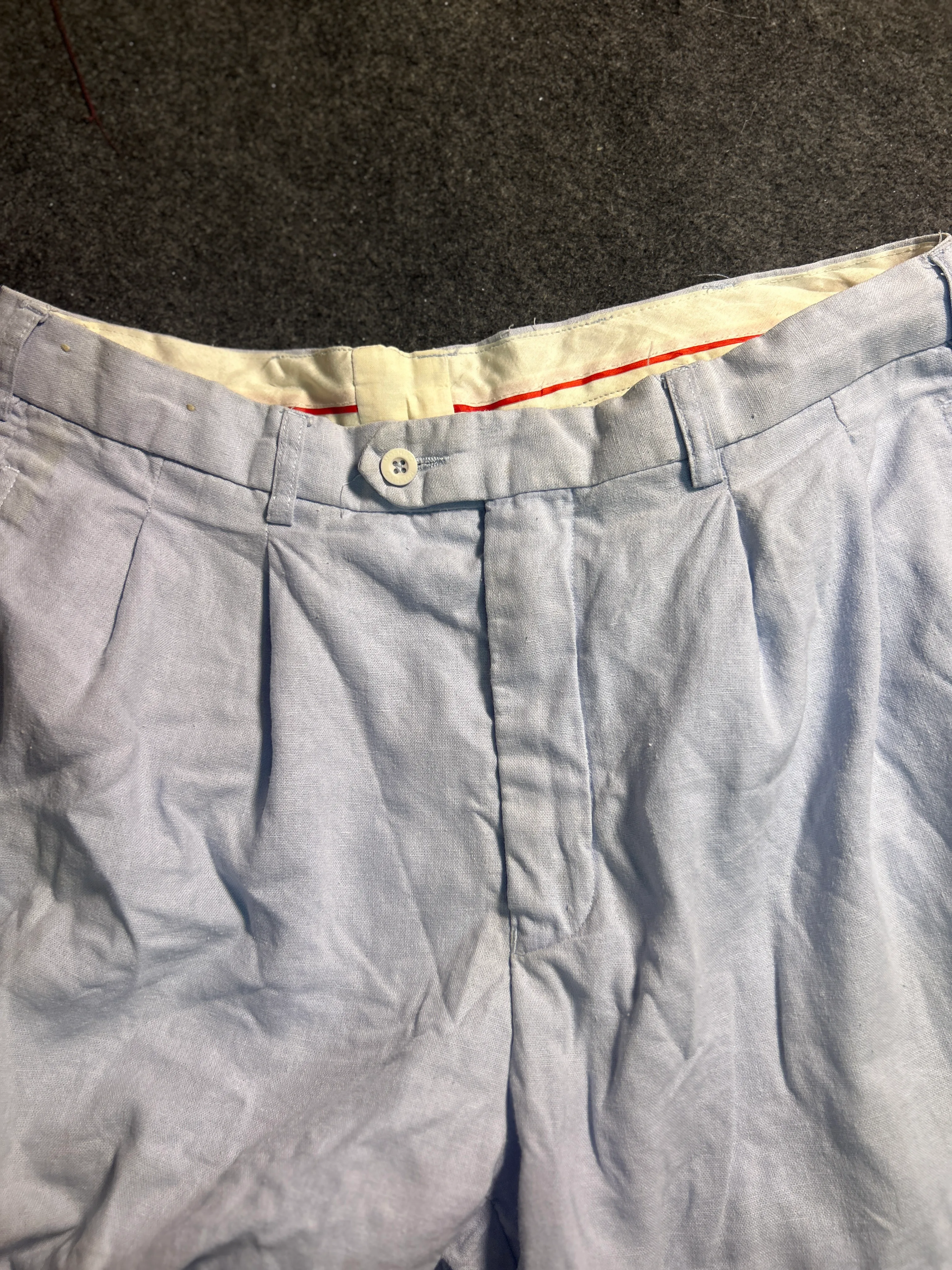 Blue Trousers back view