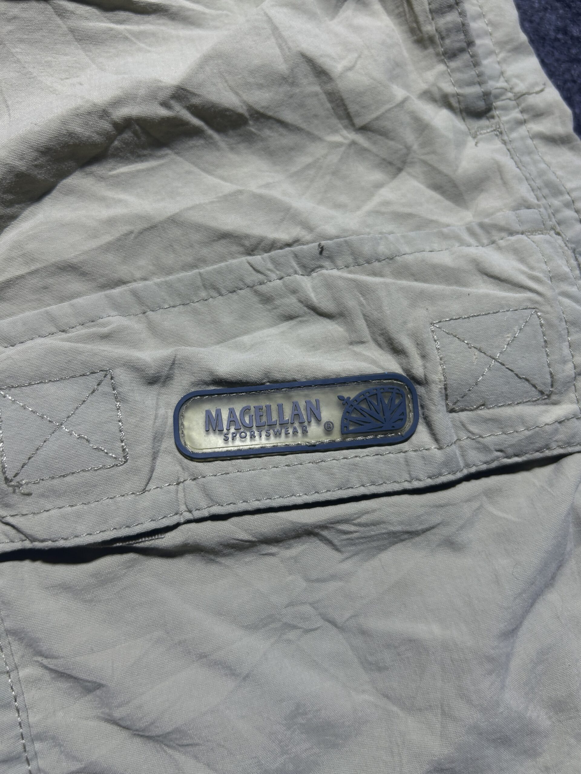 Beige Cargo Shorts detail view
