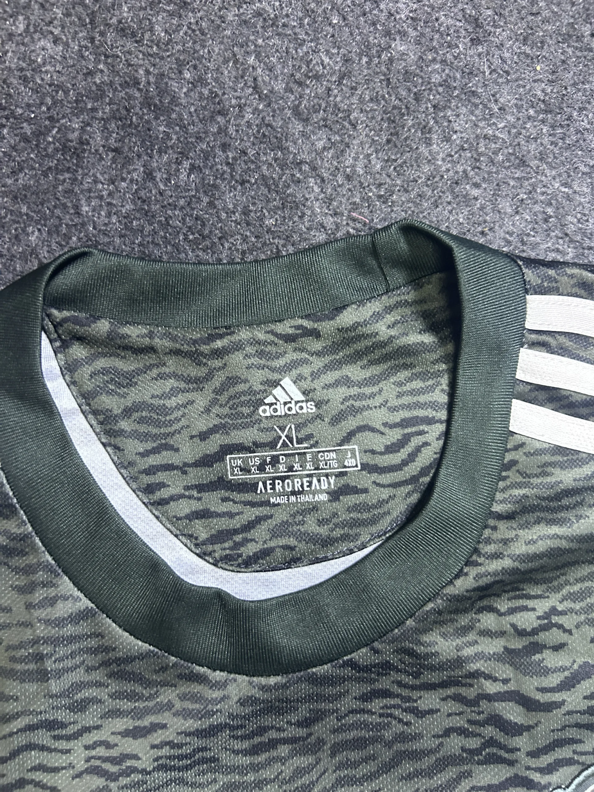 Adidas Green Jersey detail view
