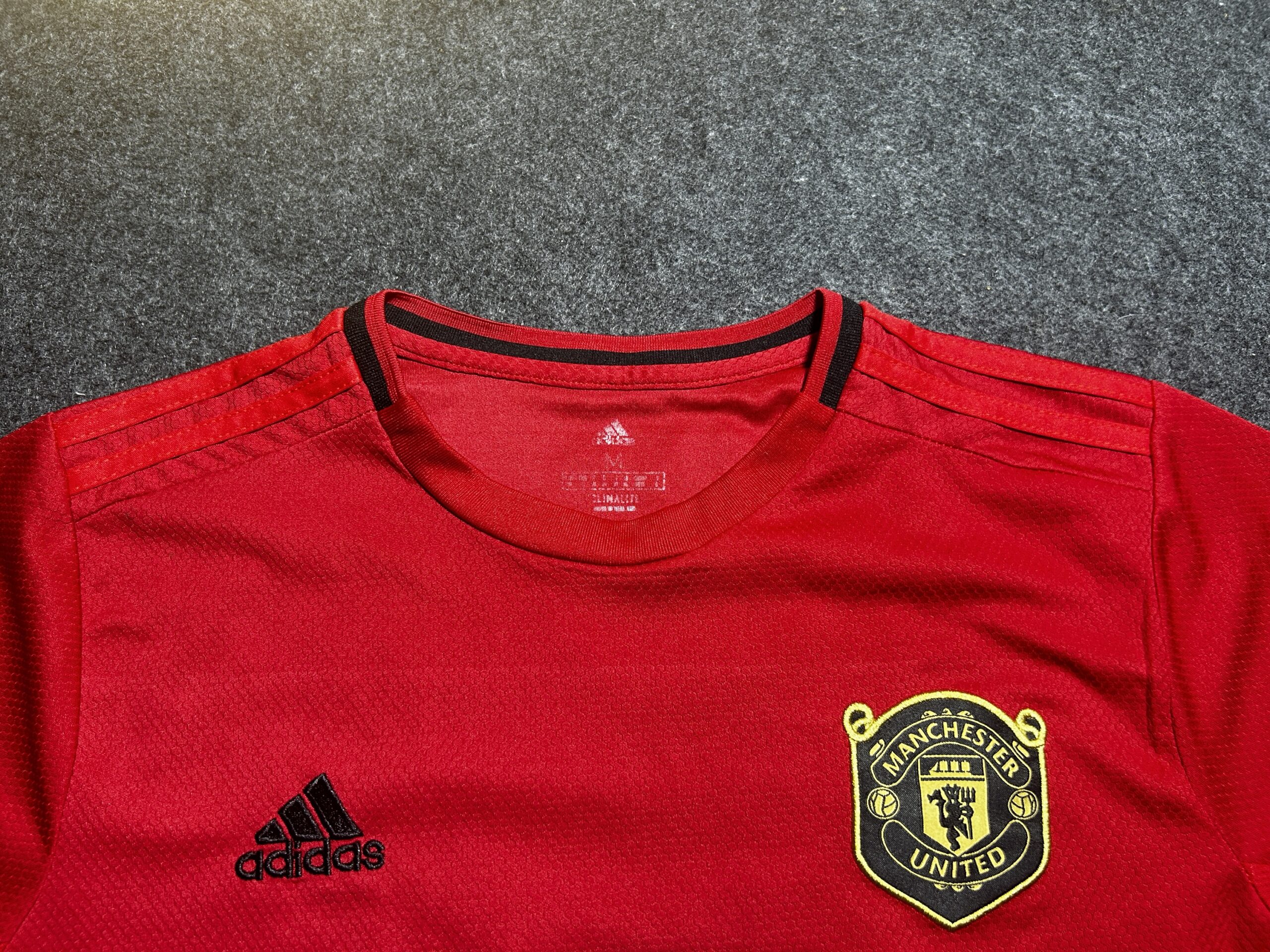 Adidas Red Jersey detail view