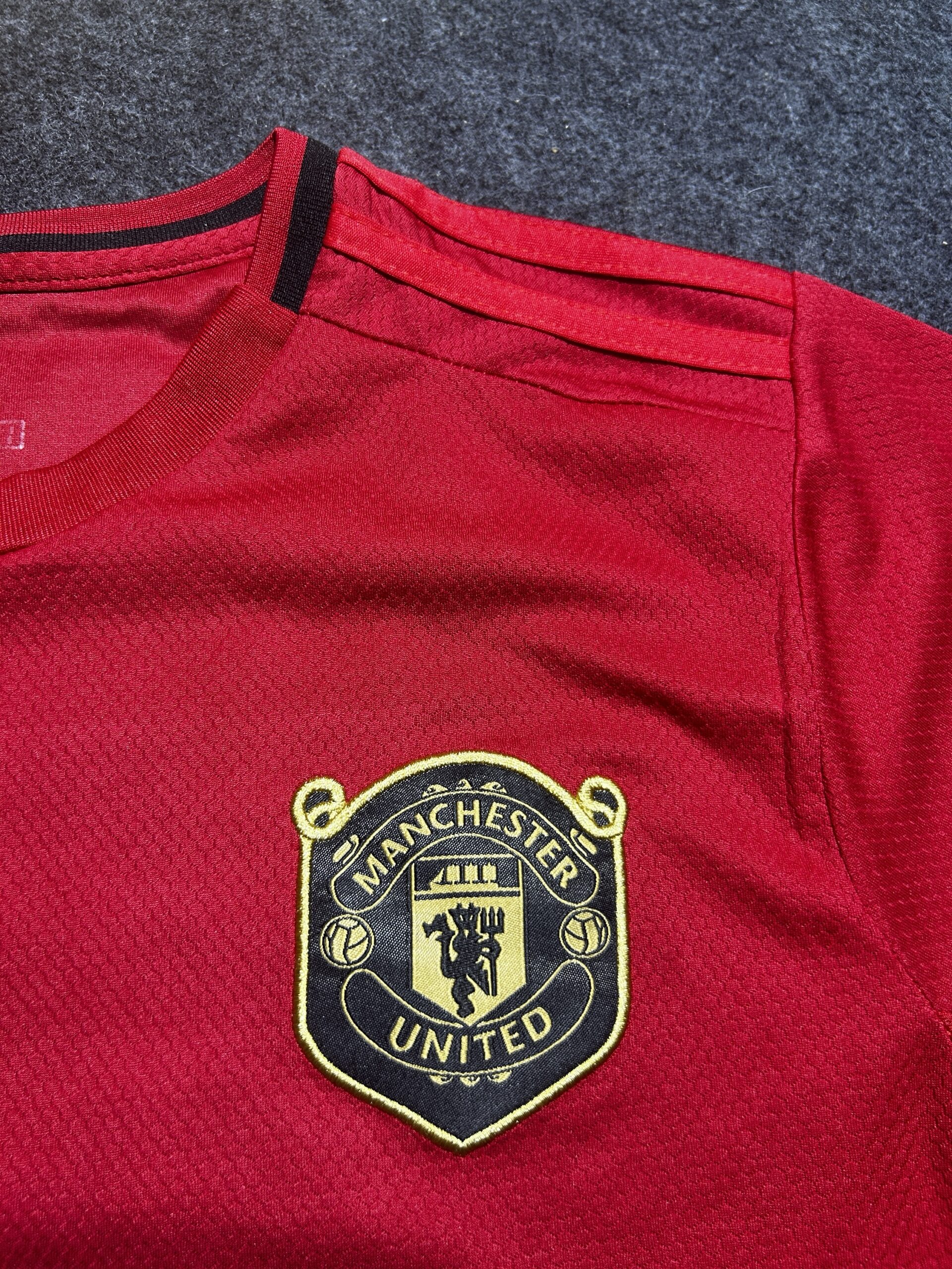Adidas Red Jersey back view