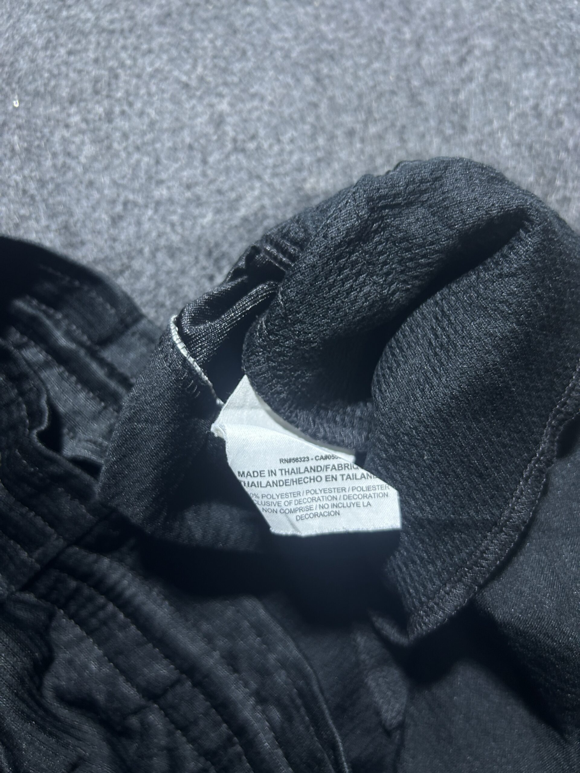 Nike Black Shorts back view