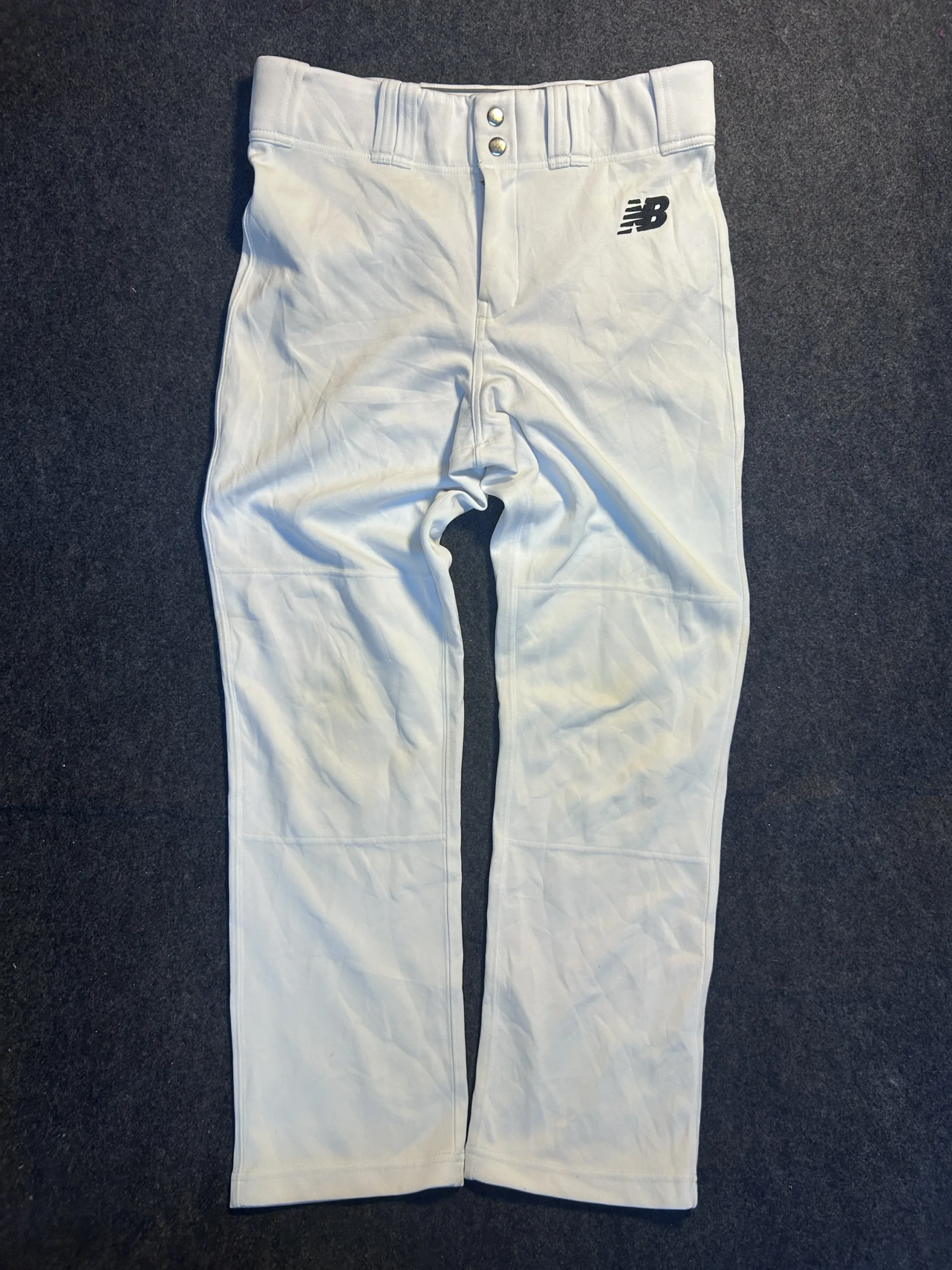 New Balance White Pants front view