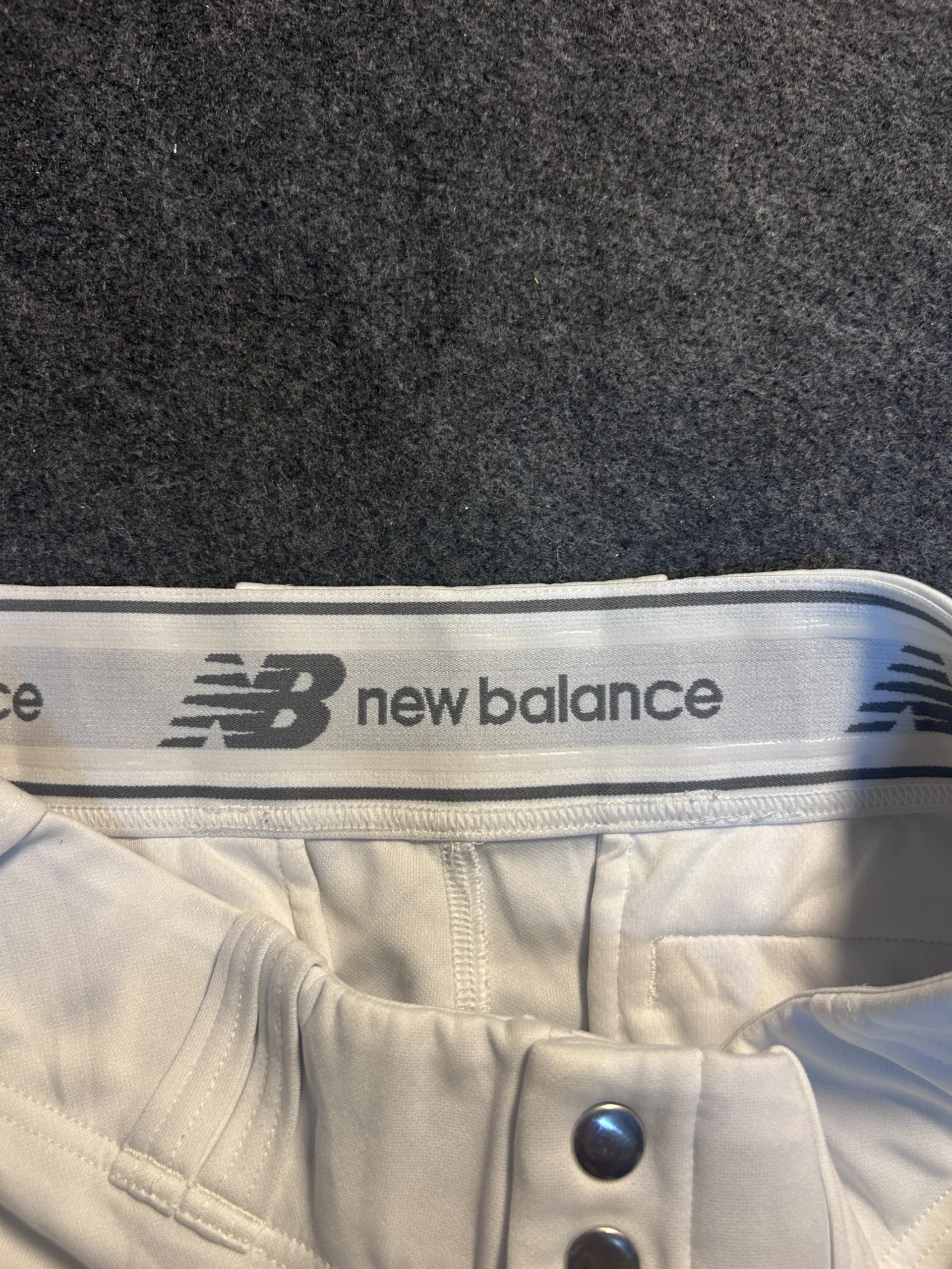 New Balance White Pants detail view