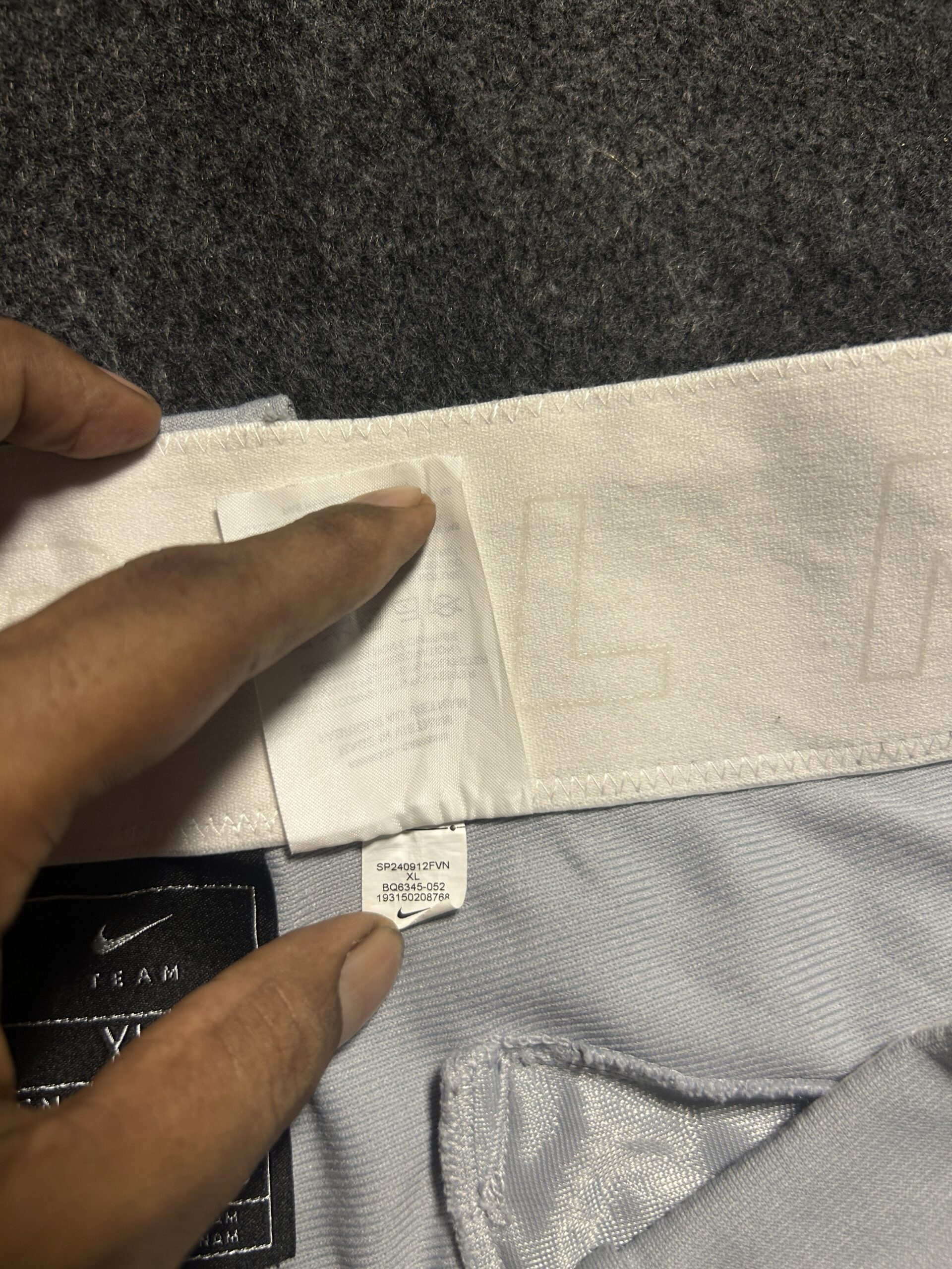 Nike Grey Pants back view