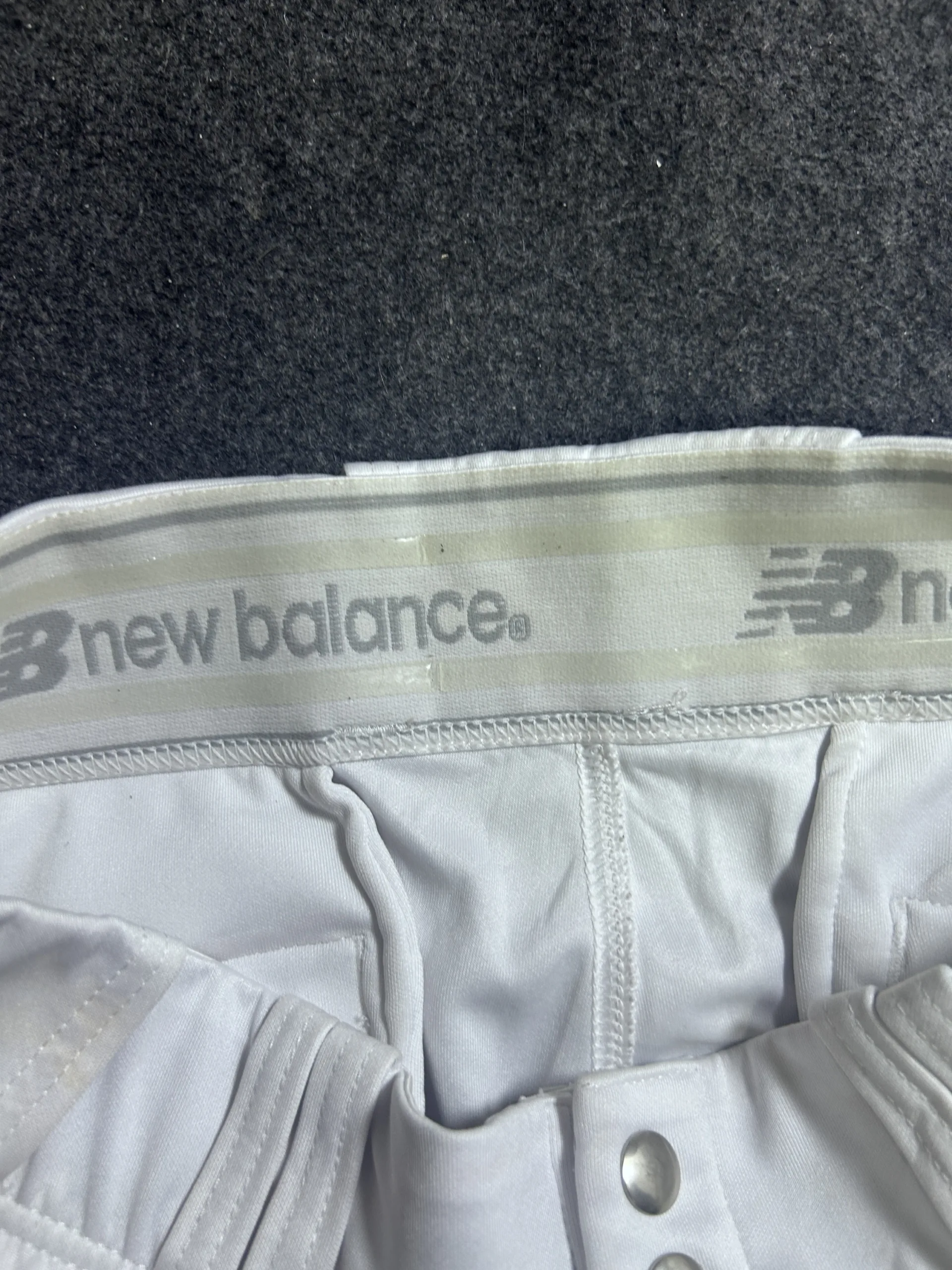 New Balance White Shorts detail view