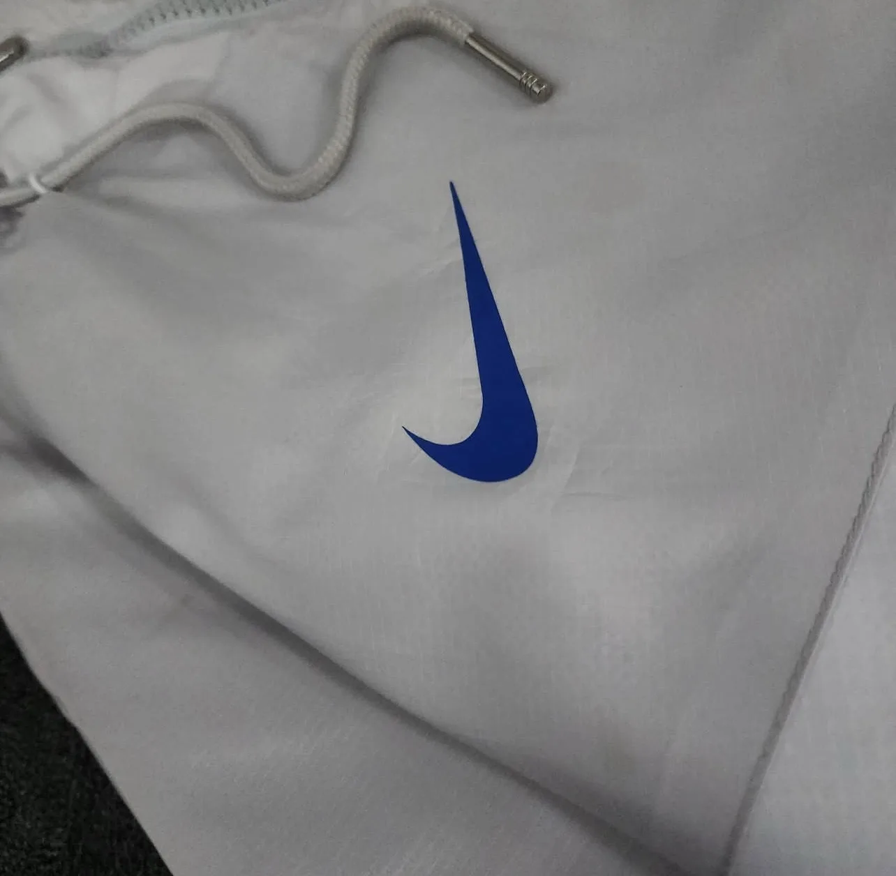 Nike White Windbreaker Jacket detail view