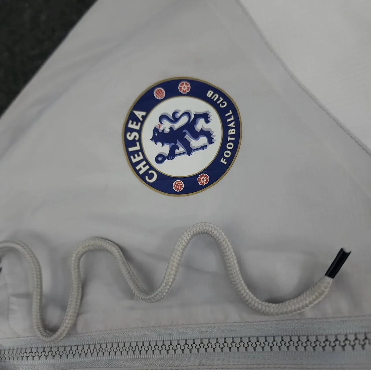 Nike White Windbreaker Jacket back view