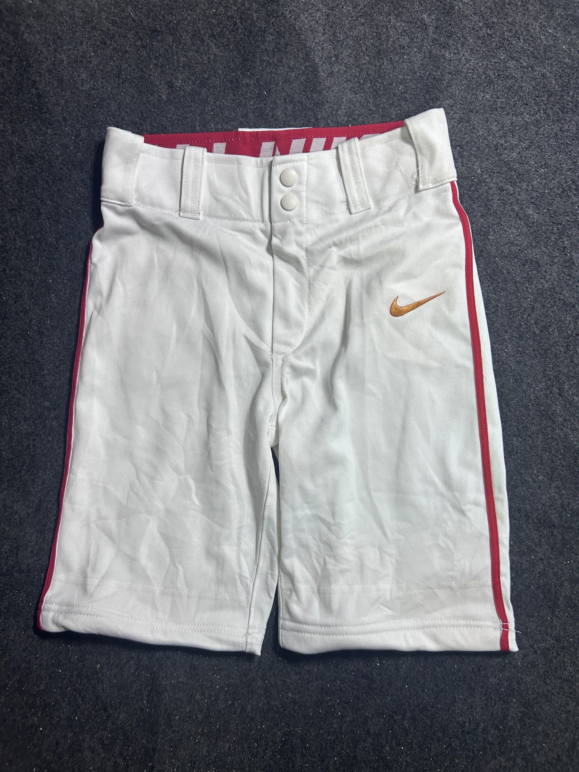 Nike Dri-FIT White Shorts front view
