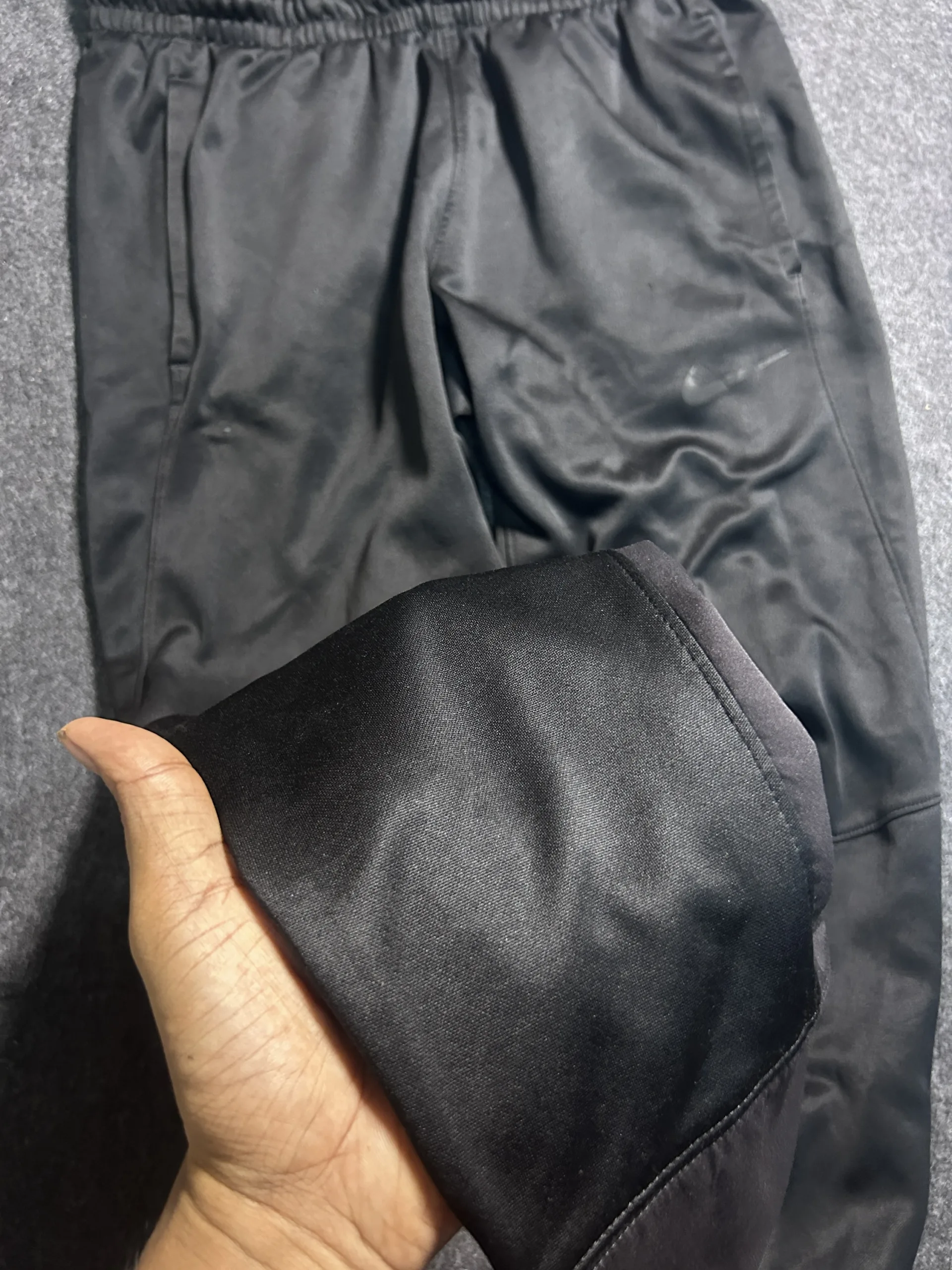 Nike Dri-FIT Black Track Pants detail view