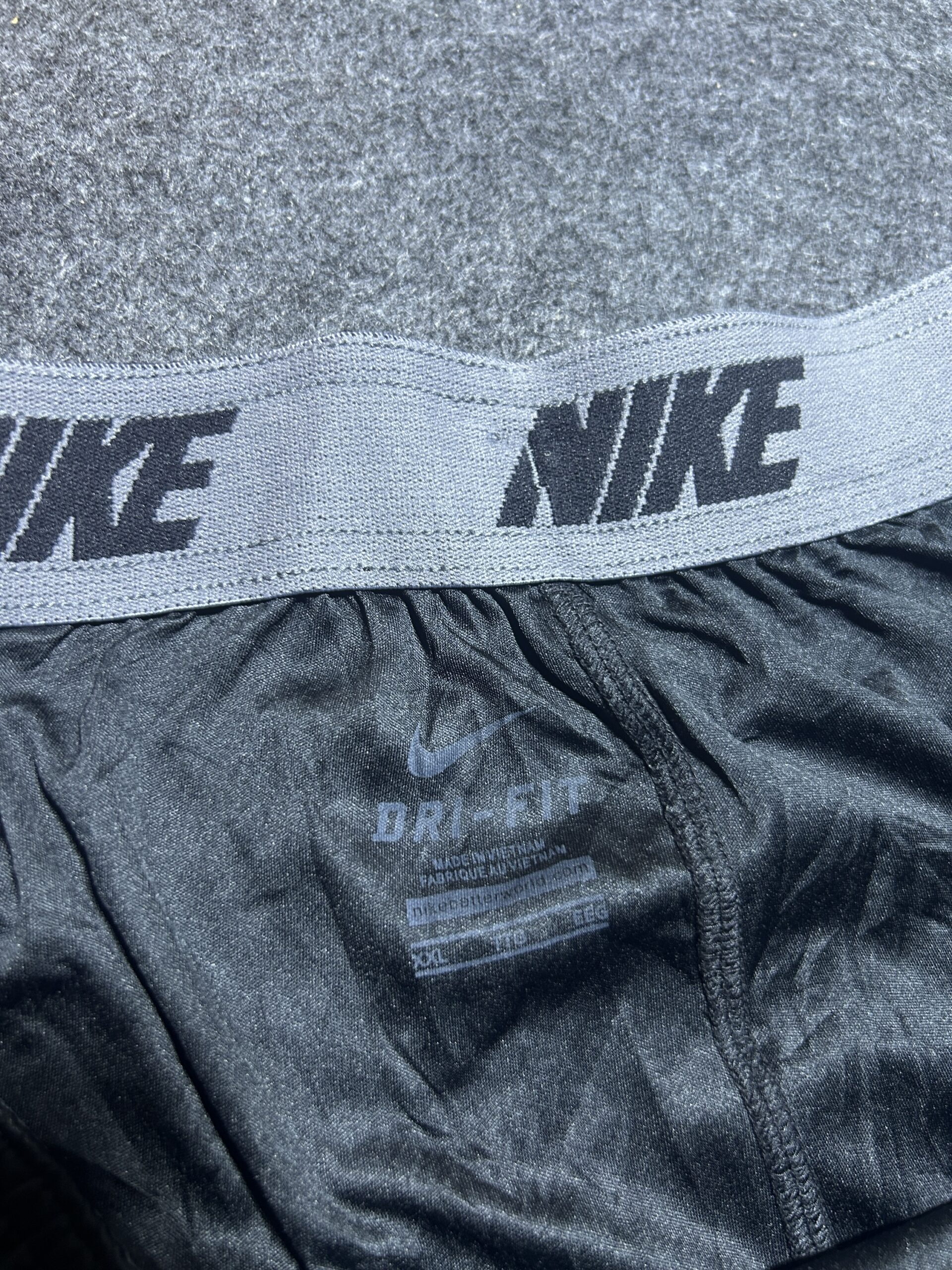 Nike Dri-FIT Black Training Shorts detail view