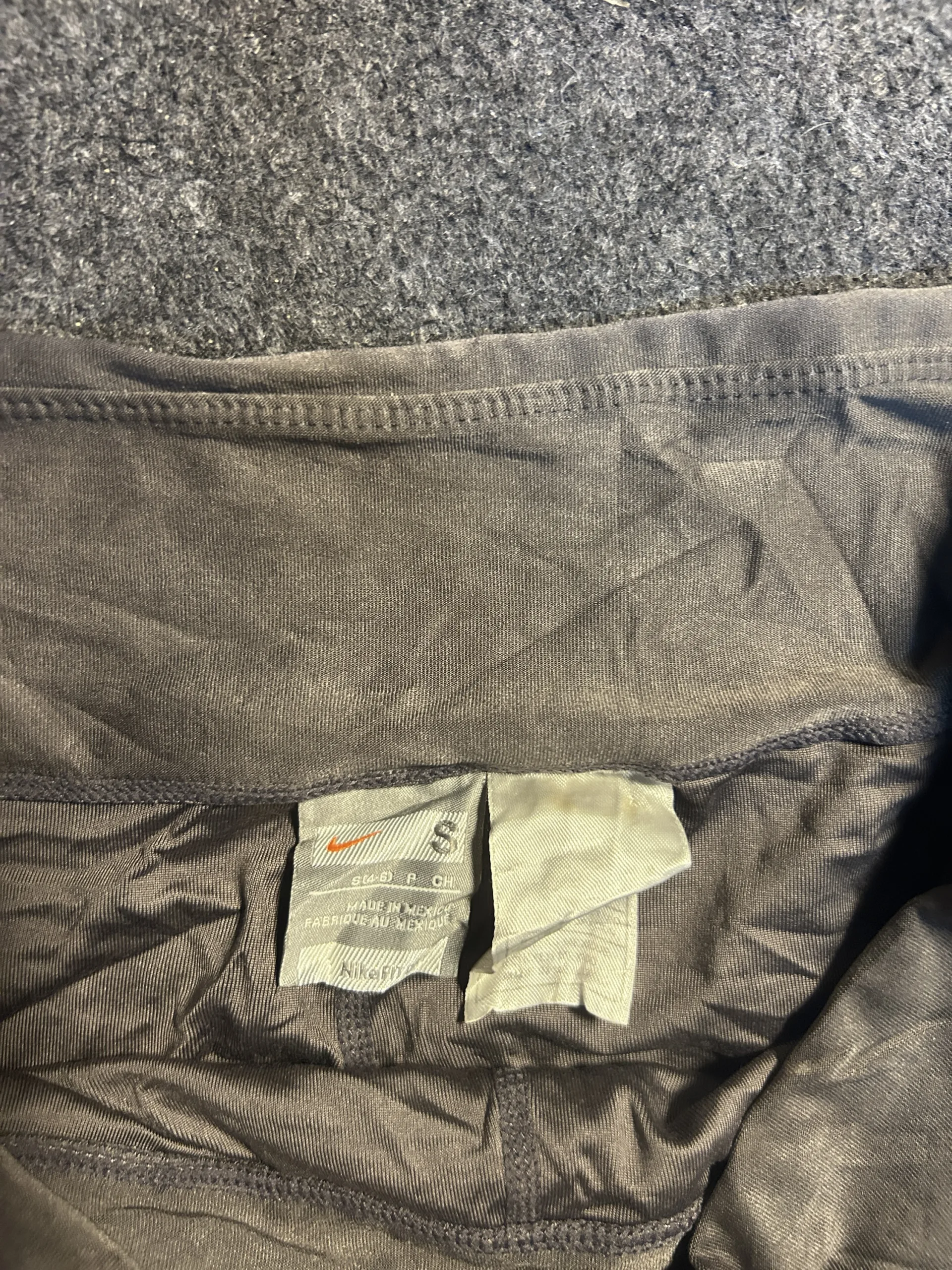 Nike Dri-FIT Grey Track Pants detail view