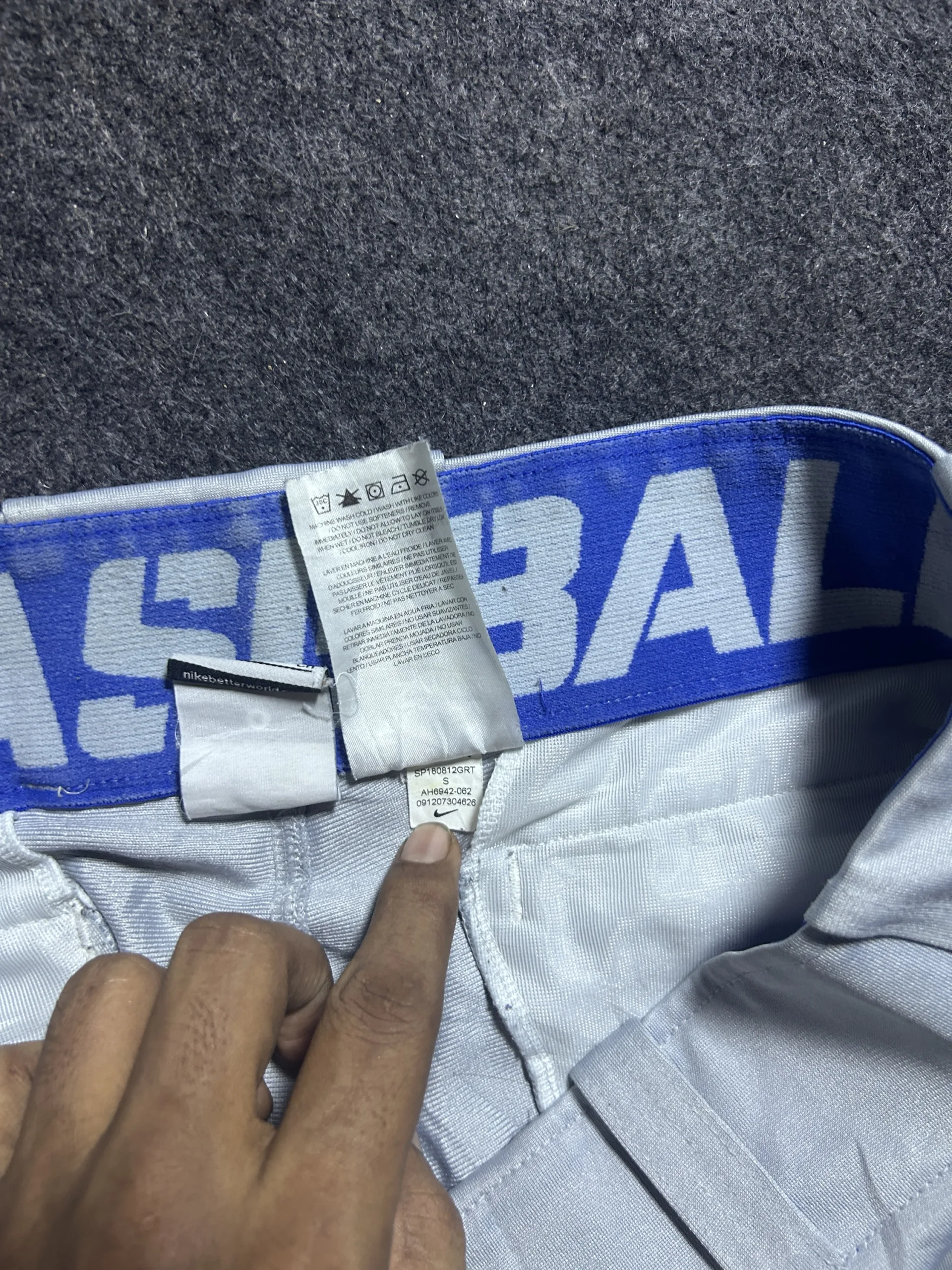Nike Grey Shorts back view