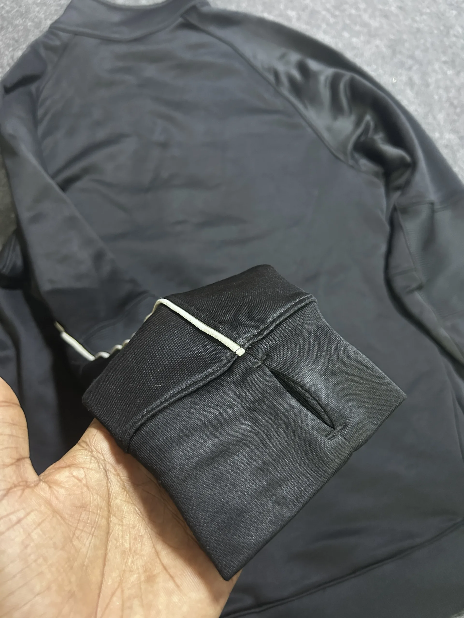 Nike Dri-FIT Black Track Jacket back view