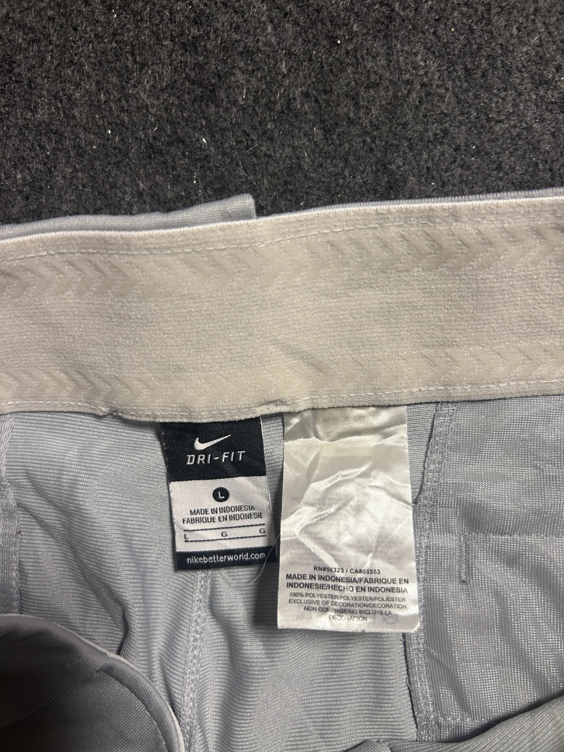 Nike Dri-FIT Grey Pants detail view