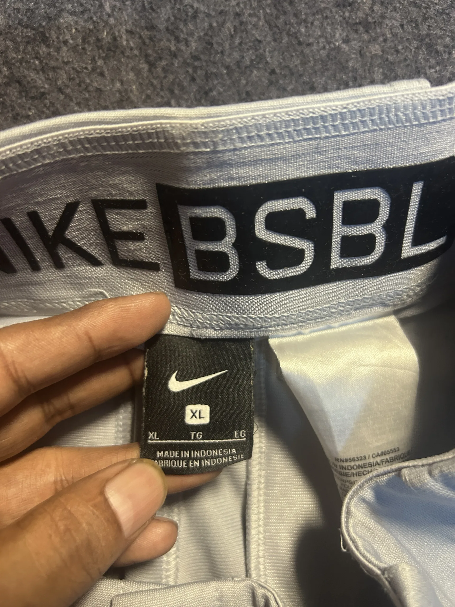 Nike Dri-FIT Blue Pants detail view