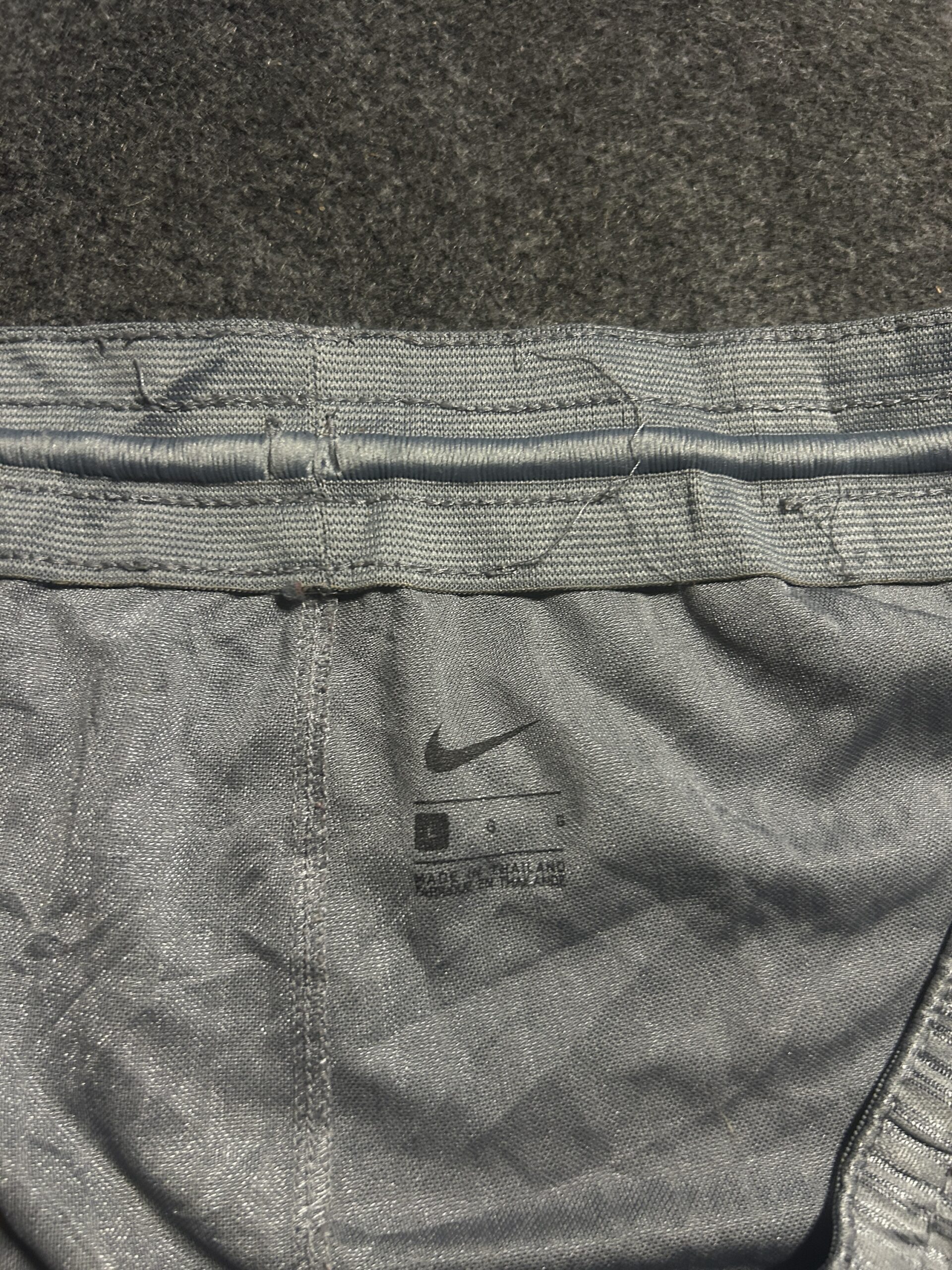 Nike Dri-FIT Grey Training Shorts detail view