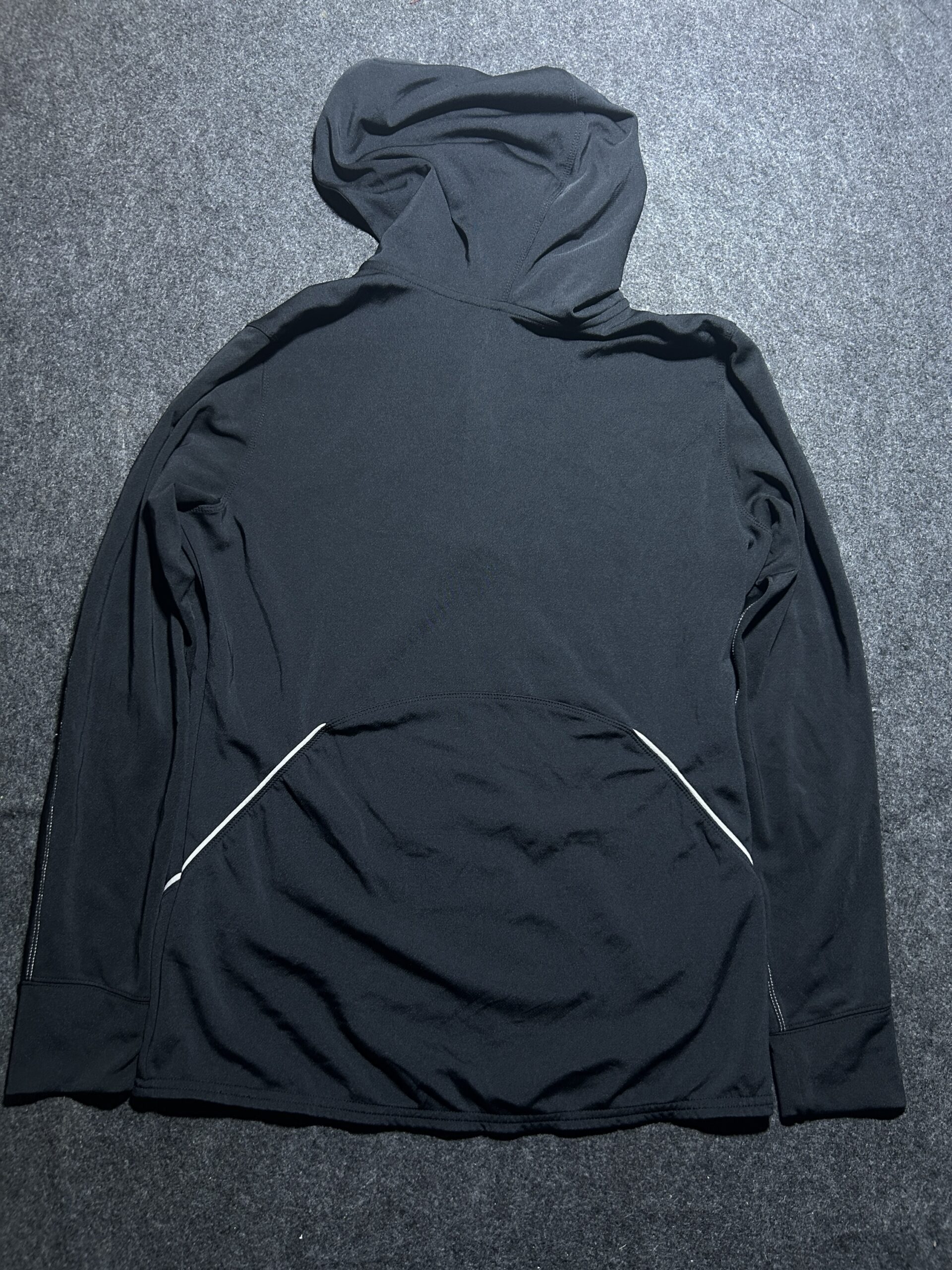 Nike Dri-FIT Black Hoodie back view