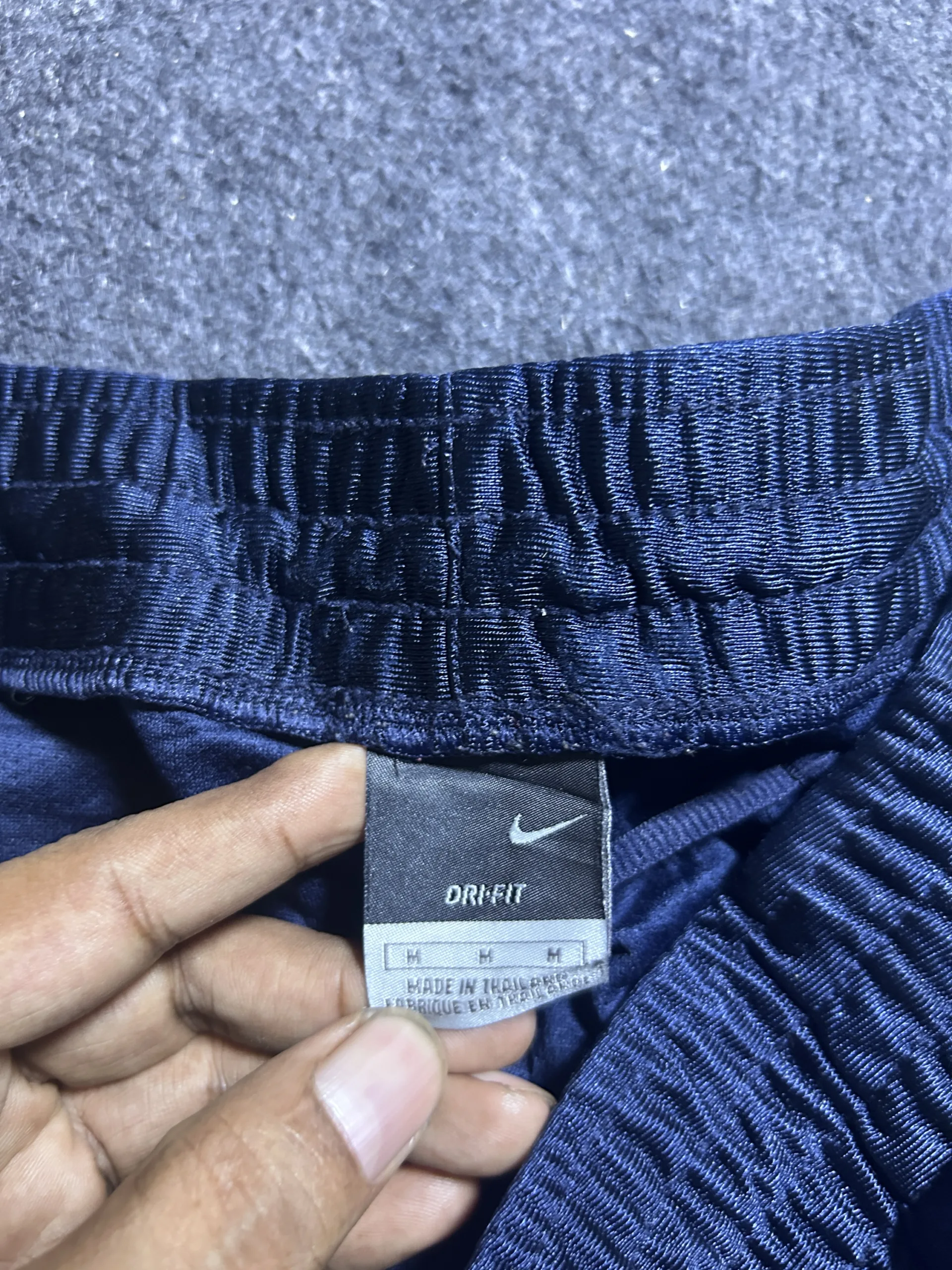 Nike Dri-FIT Navy Shorts back view