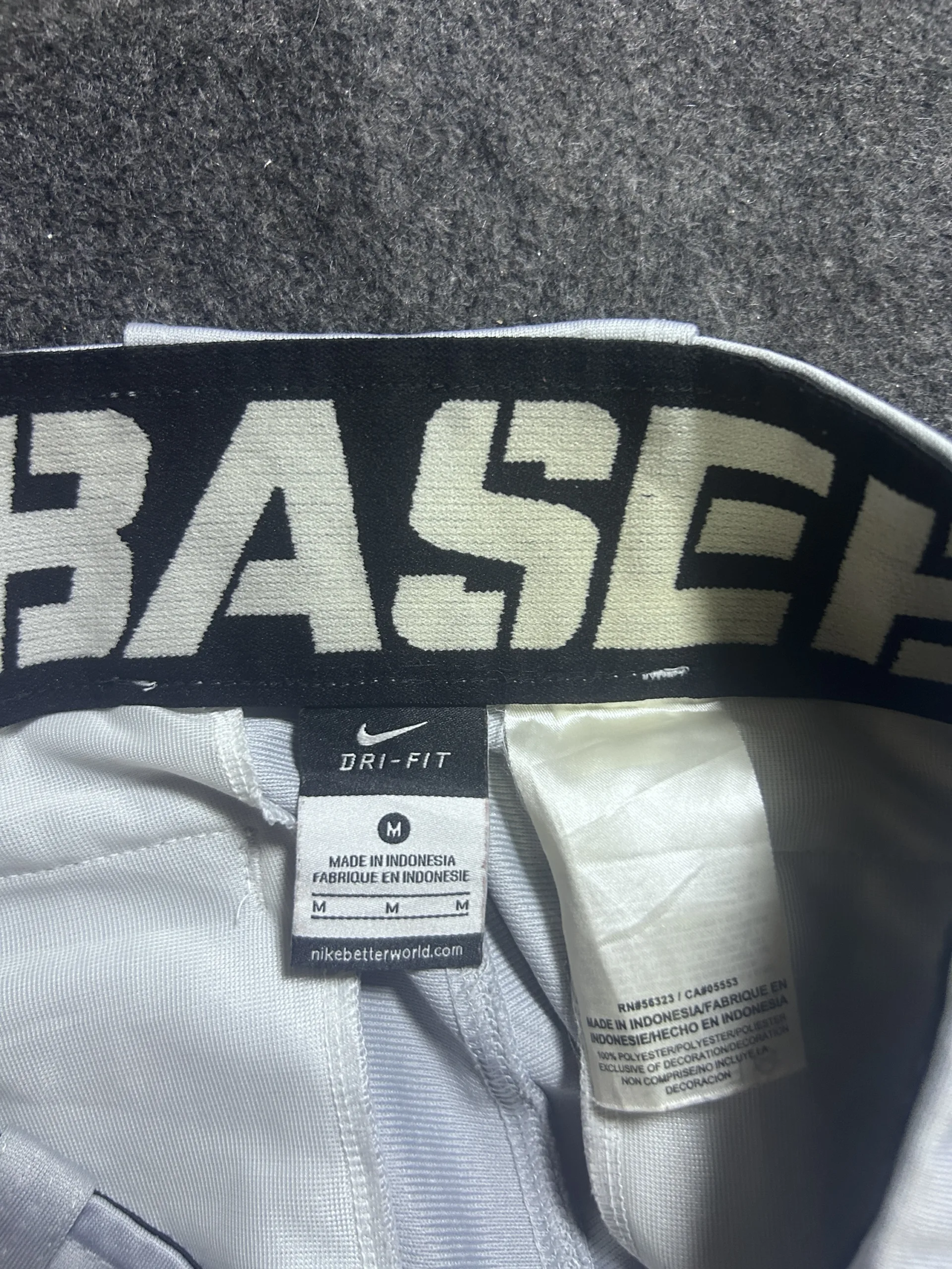 Nike Dri-FIT Grey Shorts back view