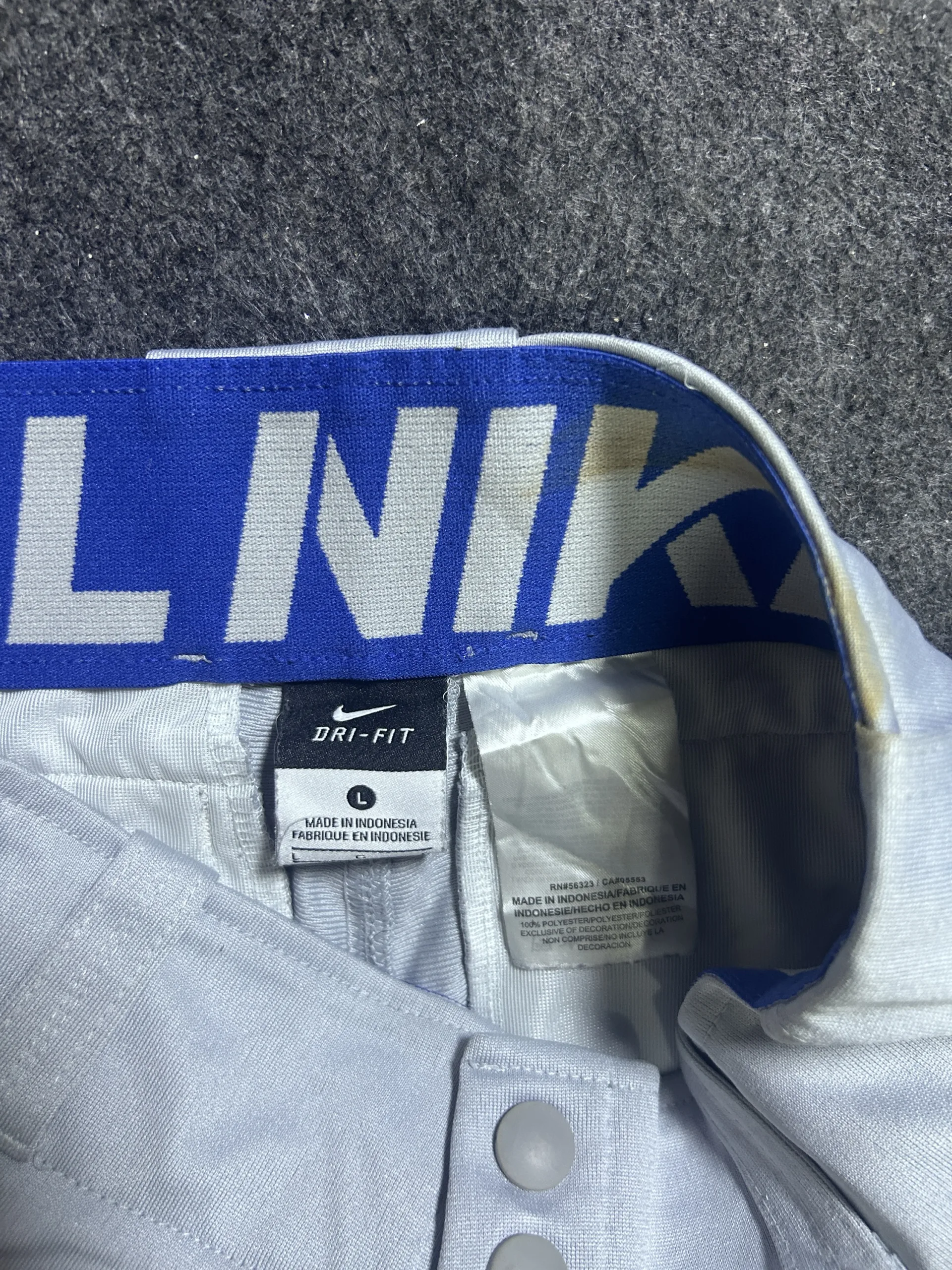 Nike Dri-FIT White Shorts detail view