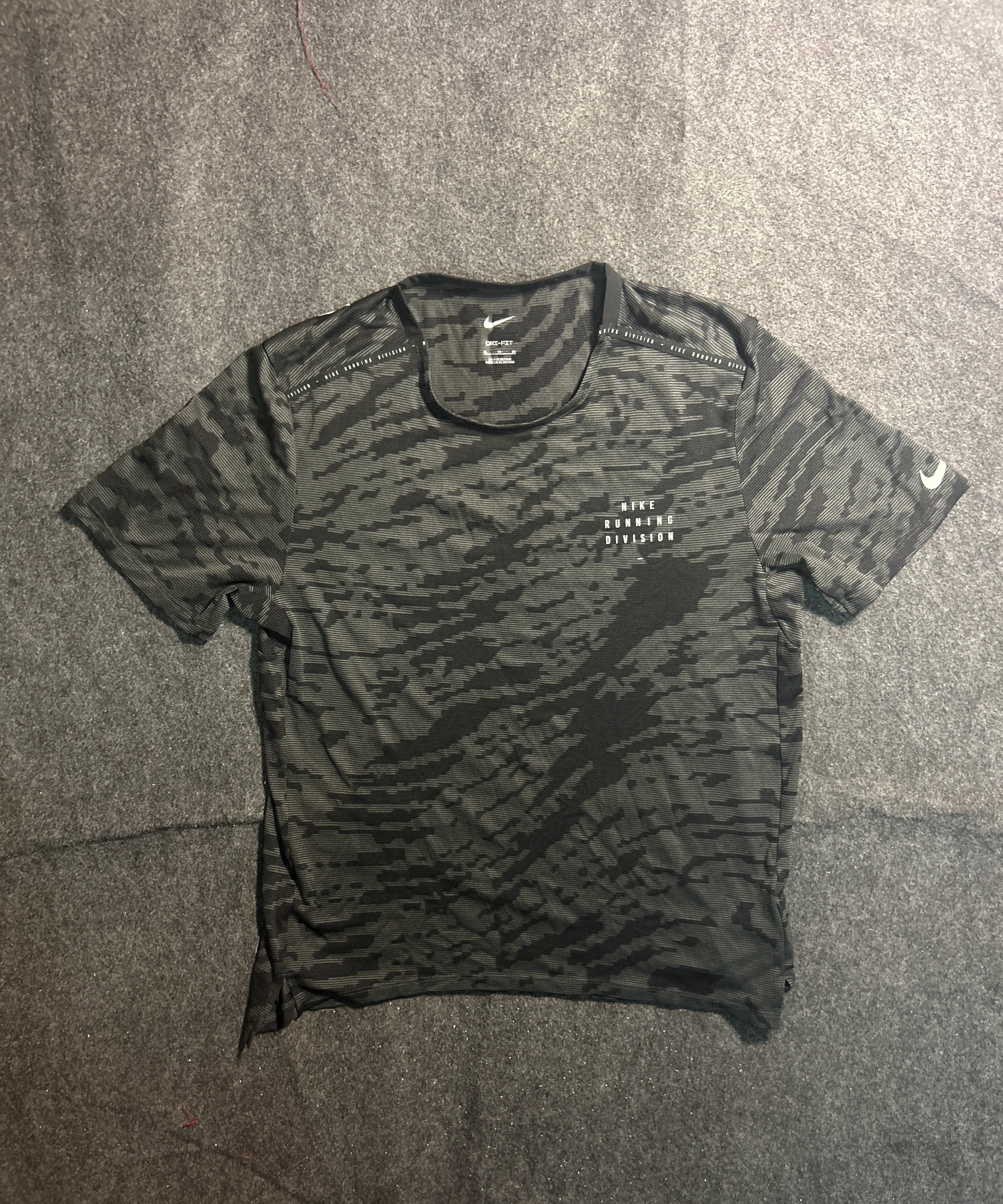 Nike Dri-FIT Black T-Shirt front view