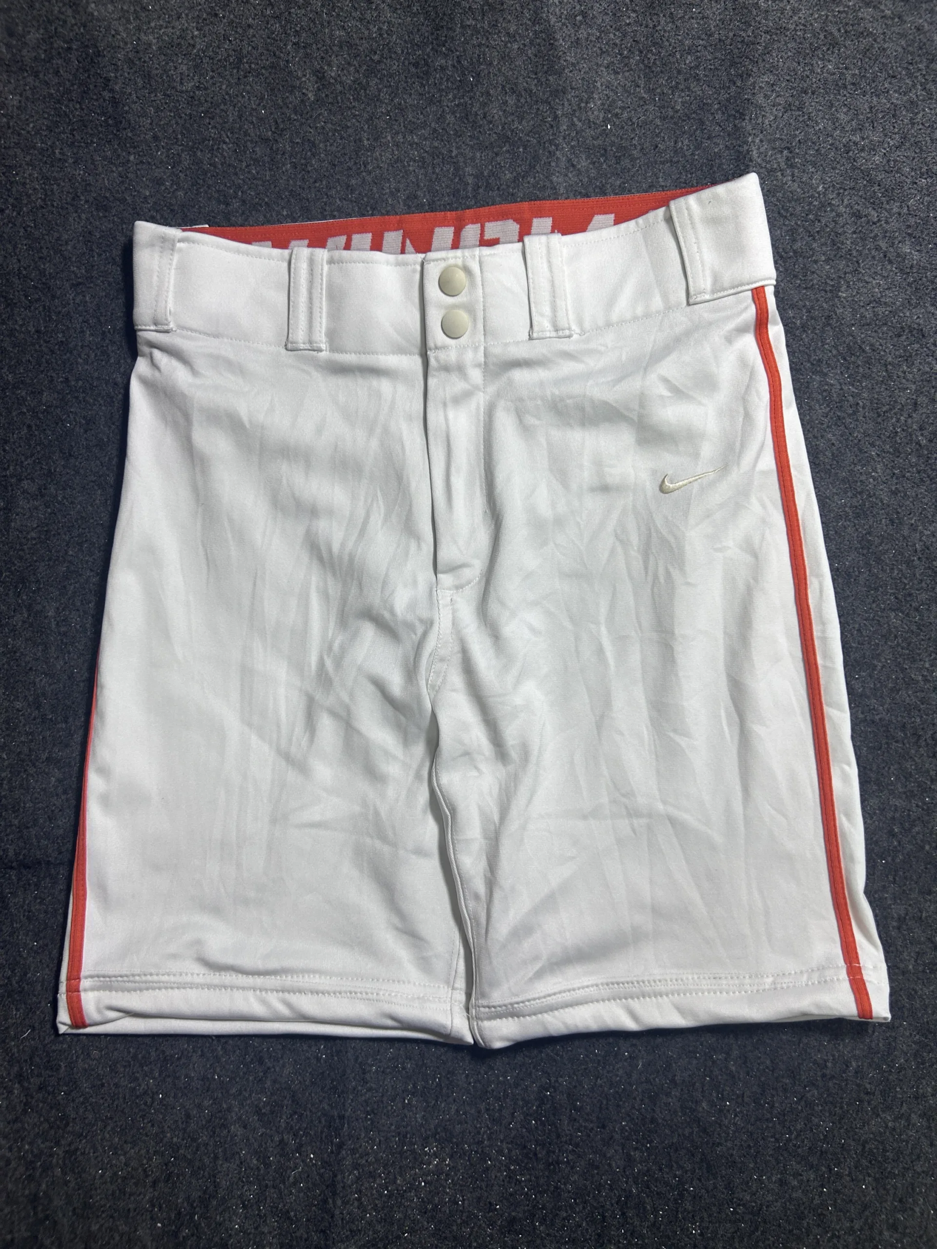 Nike Dri-FIT White Shorts front view