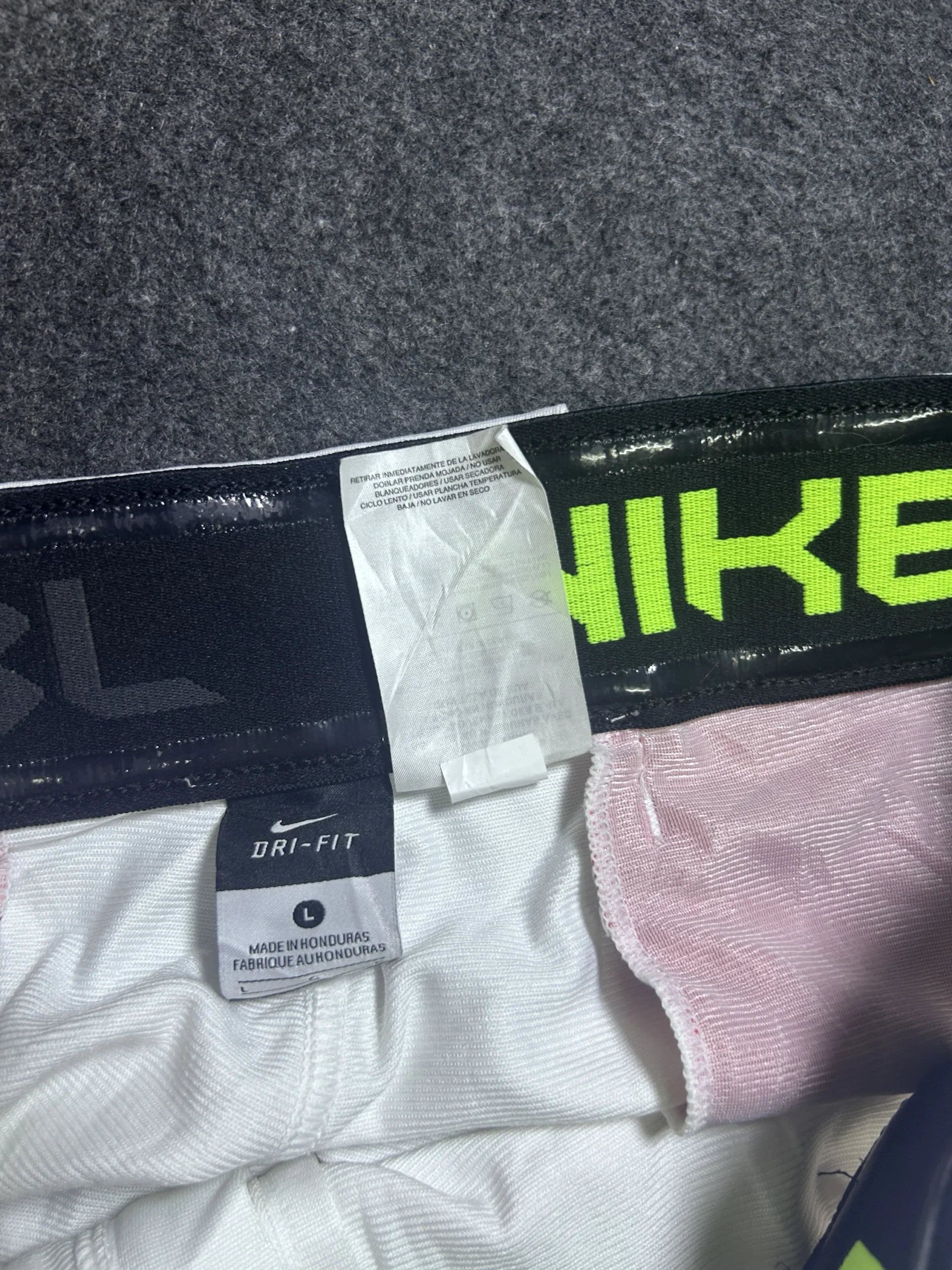 Nike Dri-FIT White Pants back view