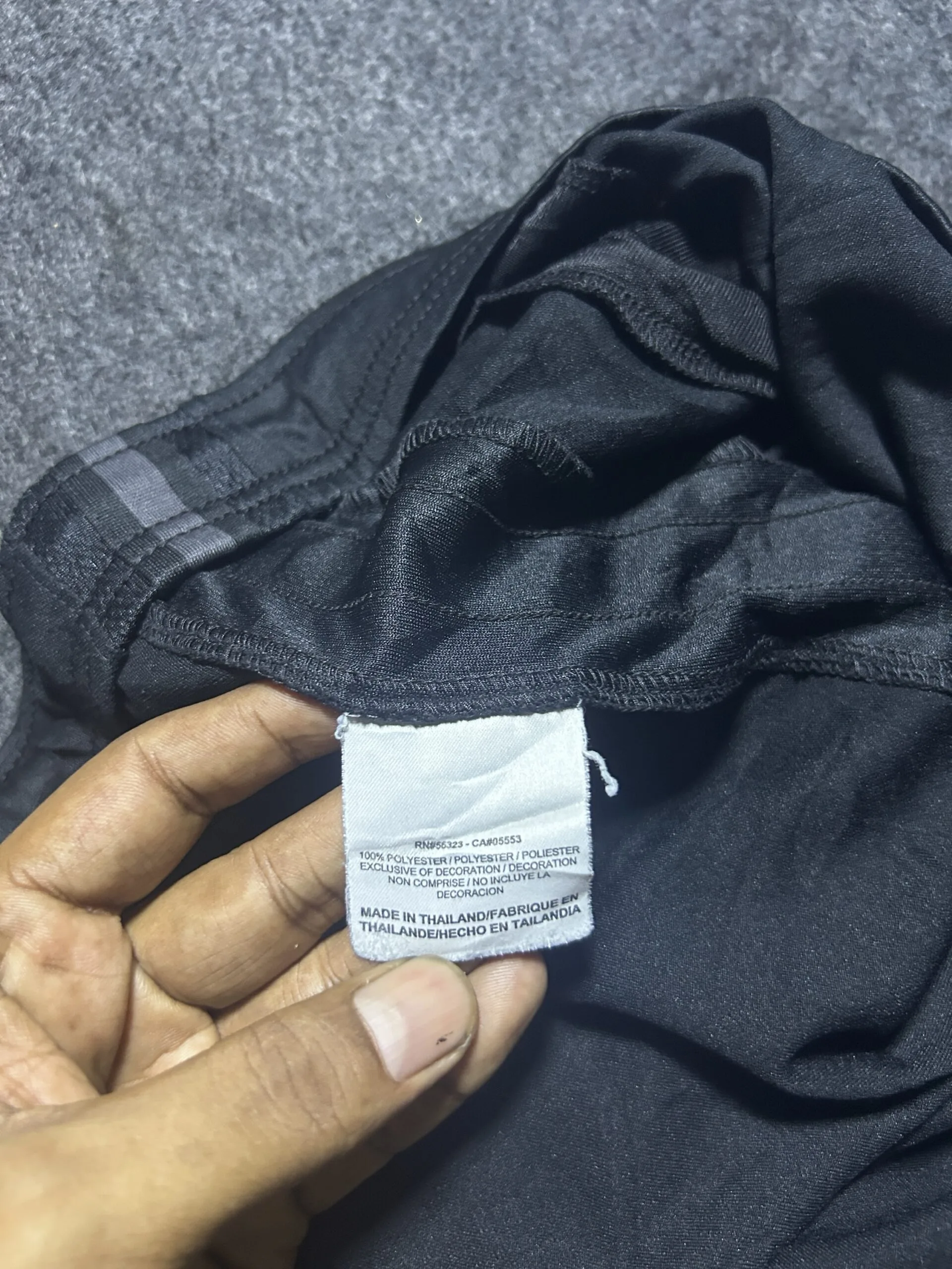 Nike Dri-FIT Black Training Shorts detail view